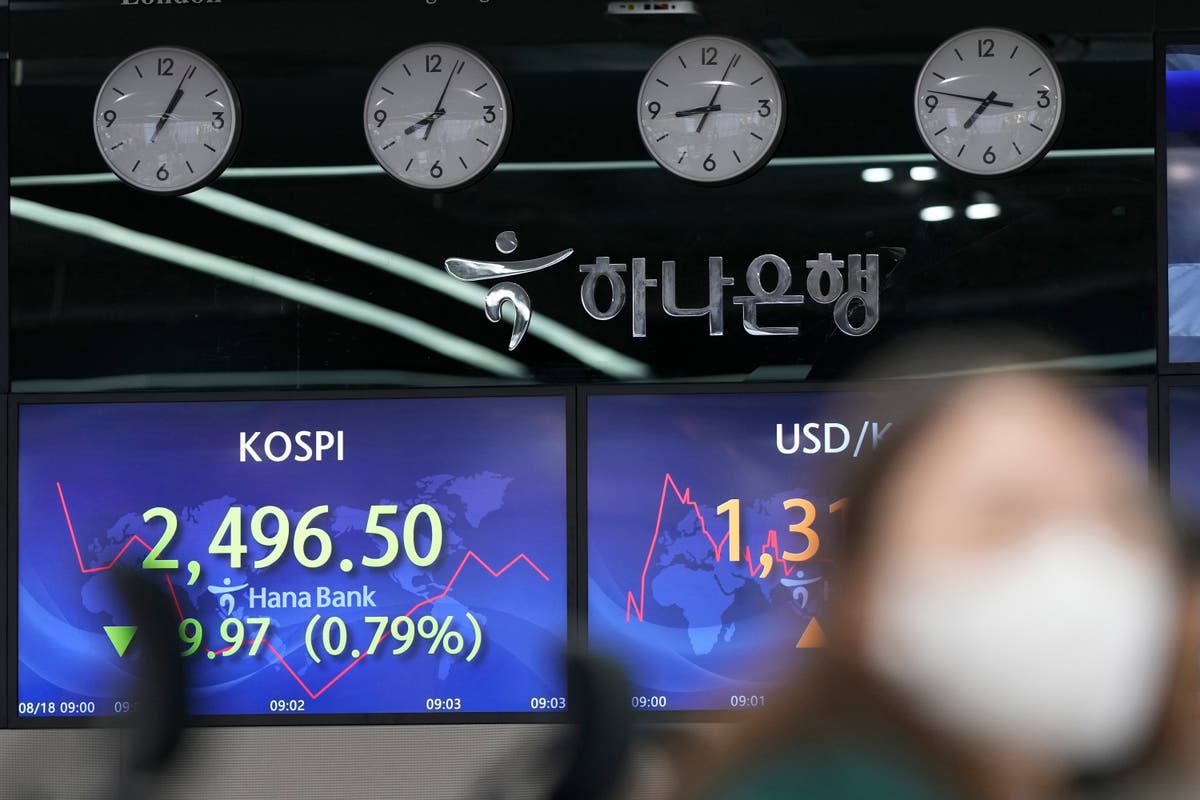 Asian stocks follow Wall St down after Fed inflation report