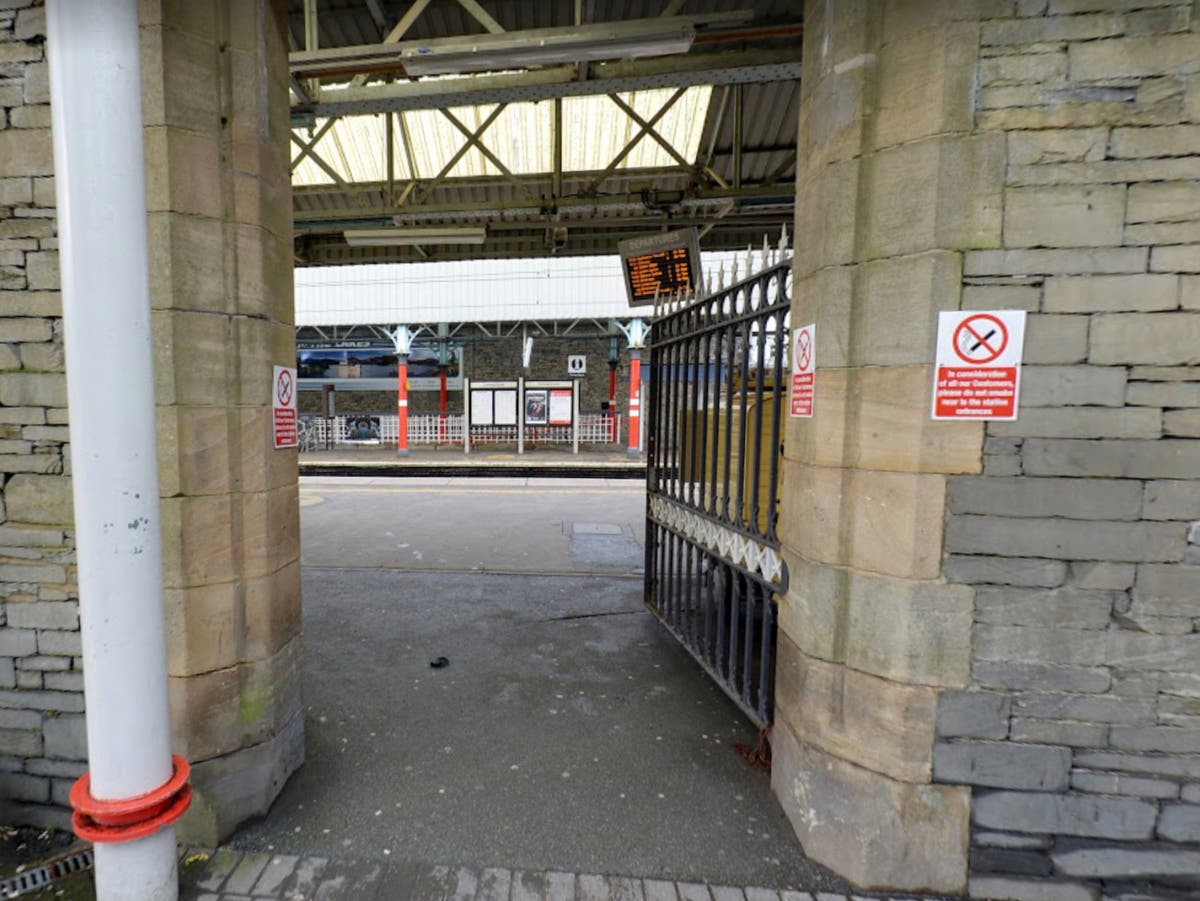 Passengers trapped in locked station after train arrived late at night