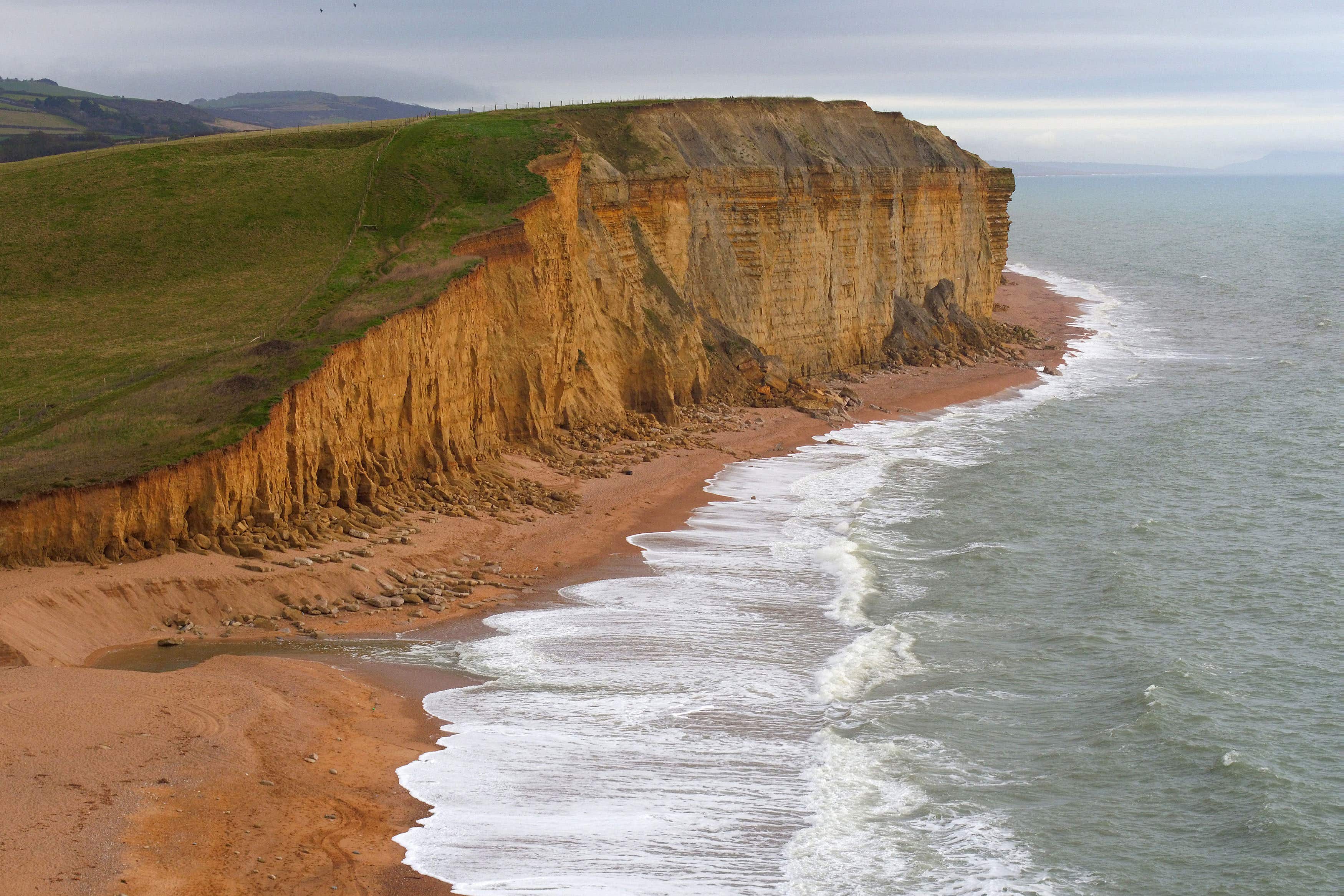 Jurassic Coast Walkers Warned After Large Landslip In Dorset The