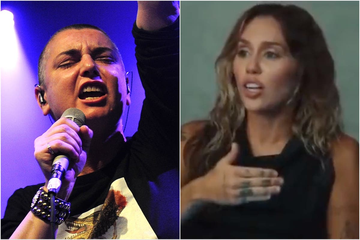 Miley Cyrus grows emotional as she addresses Sinead O’Connor open letter and feud Miley Cyrus grows emotional as she addresses Sinead O’Connor open letter and feud
