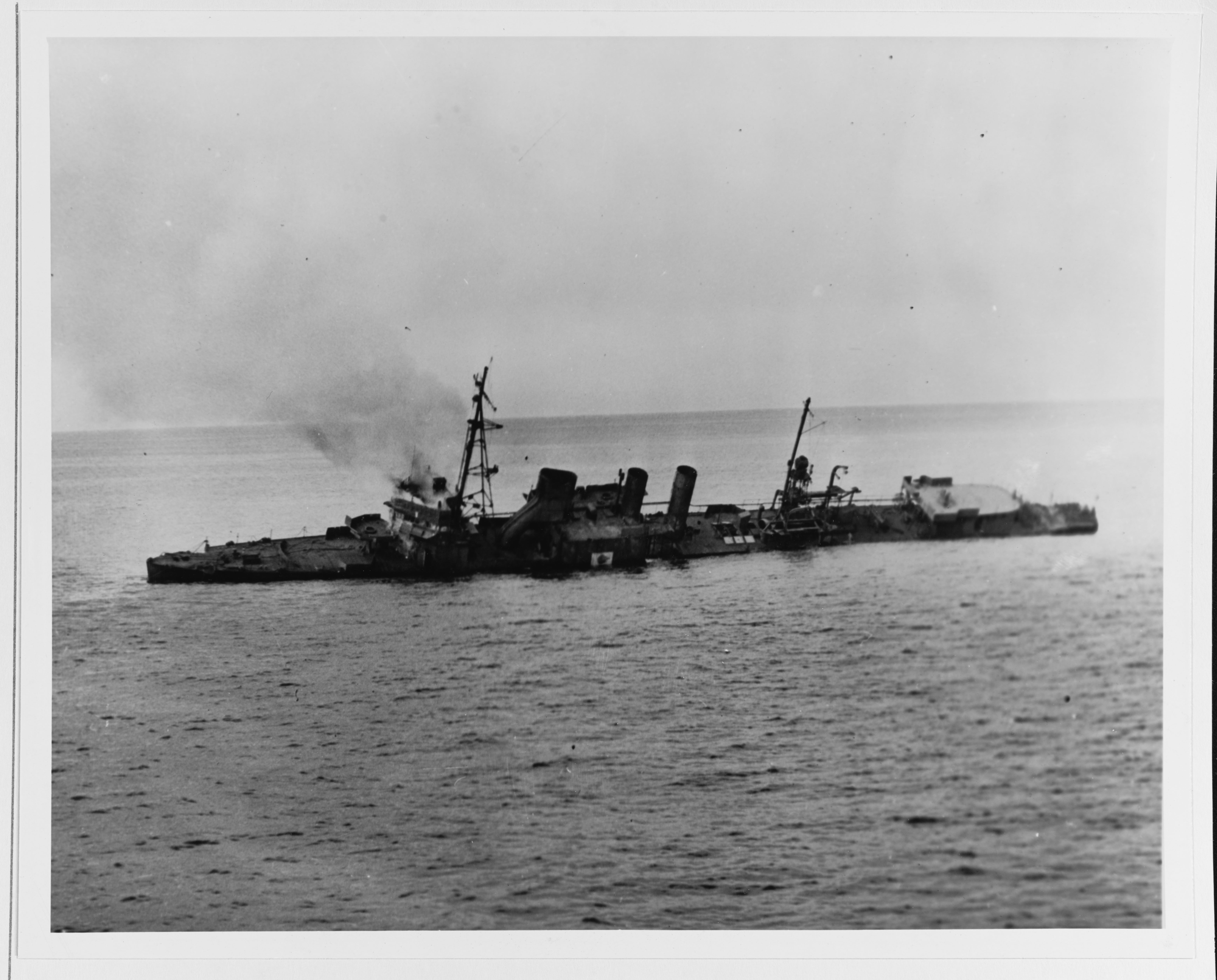 USS Stewart pictured on 24 May 1946 as it was deliberately sunk