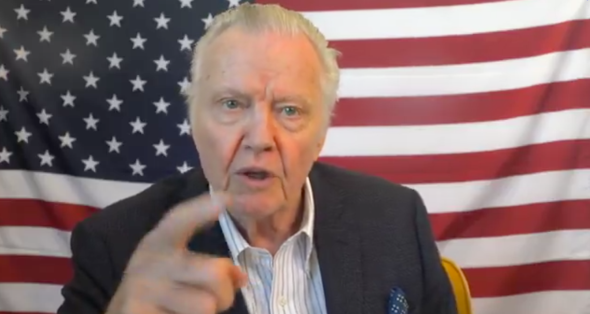 'You're a fool blaming Trump!' Jon Voight says in video