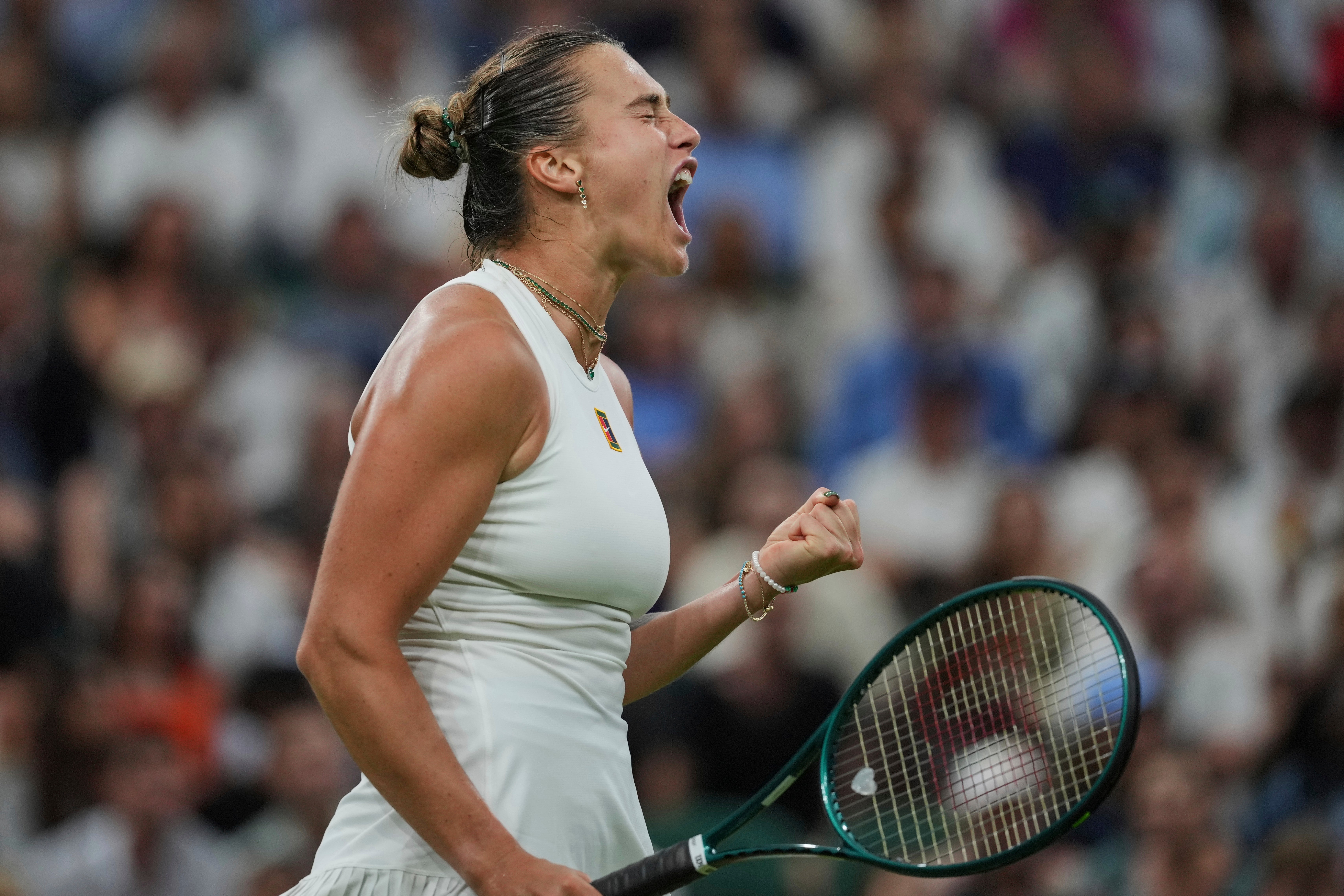 Aryna Sabalenka enjoyed her win over Emma Raducanu