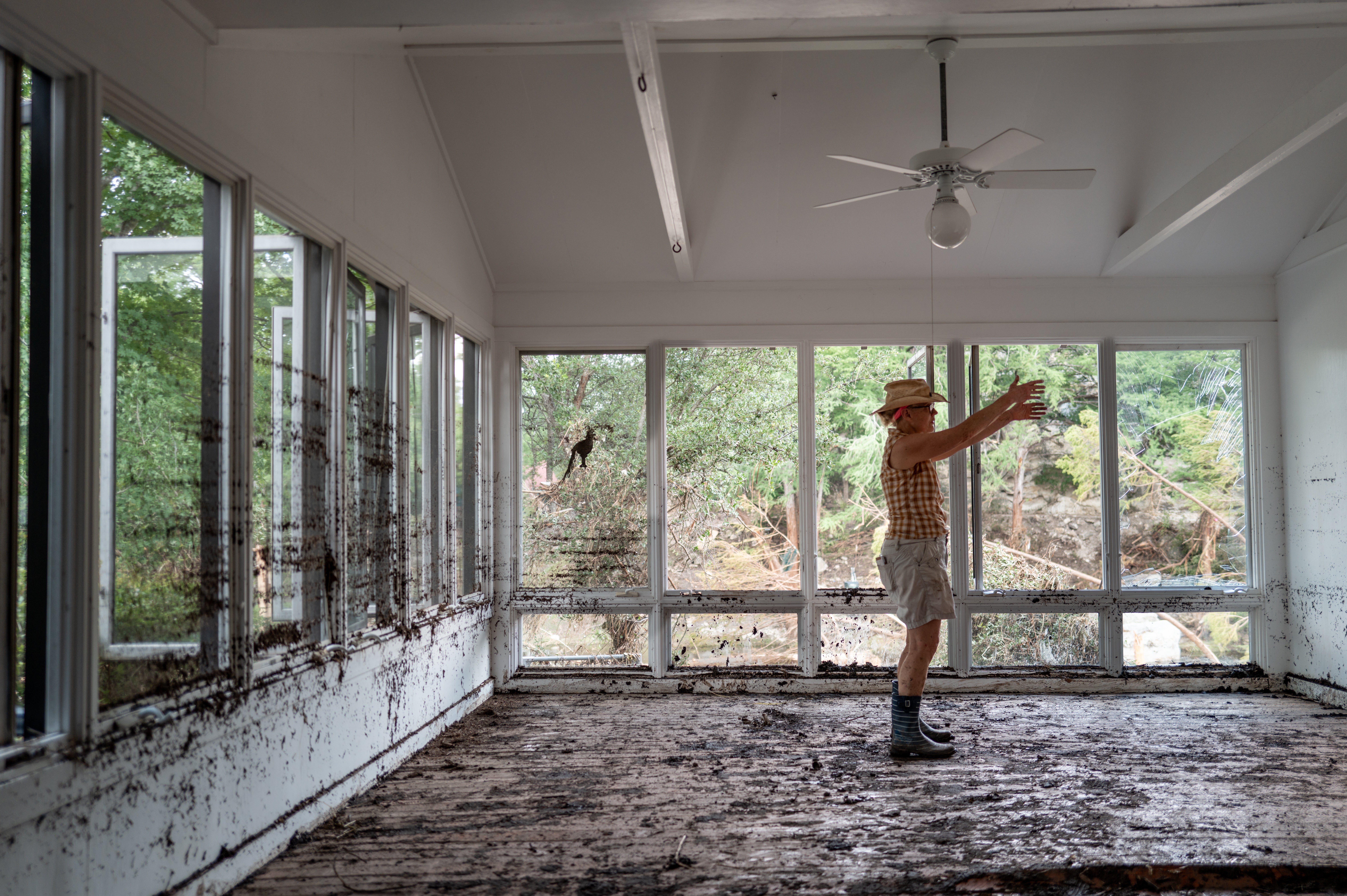 Homes in Texas were destroyed by catastrophic flooding that hit parts of central Texas this past month