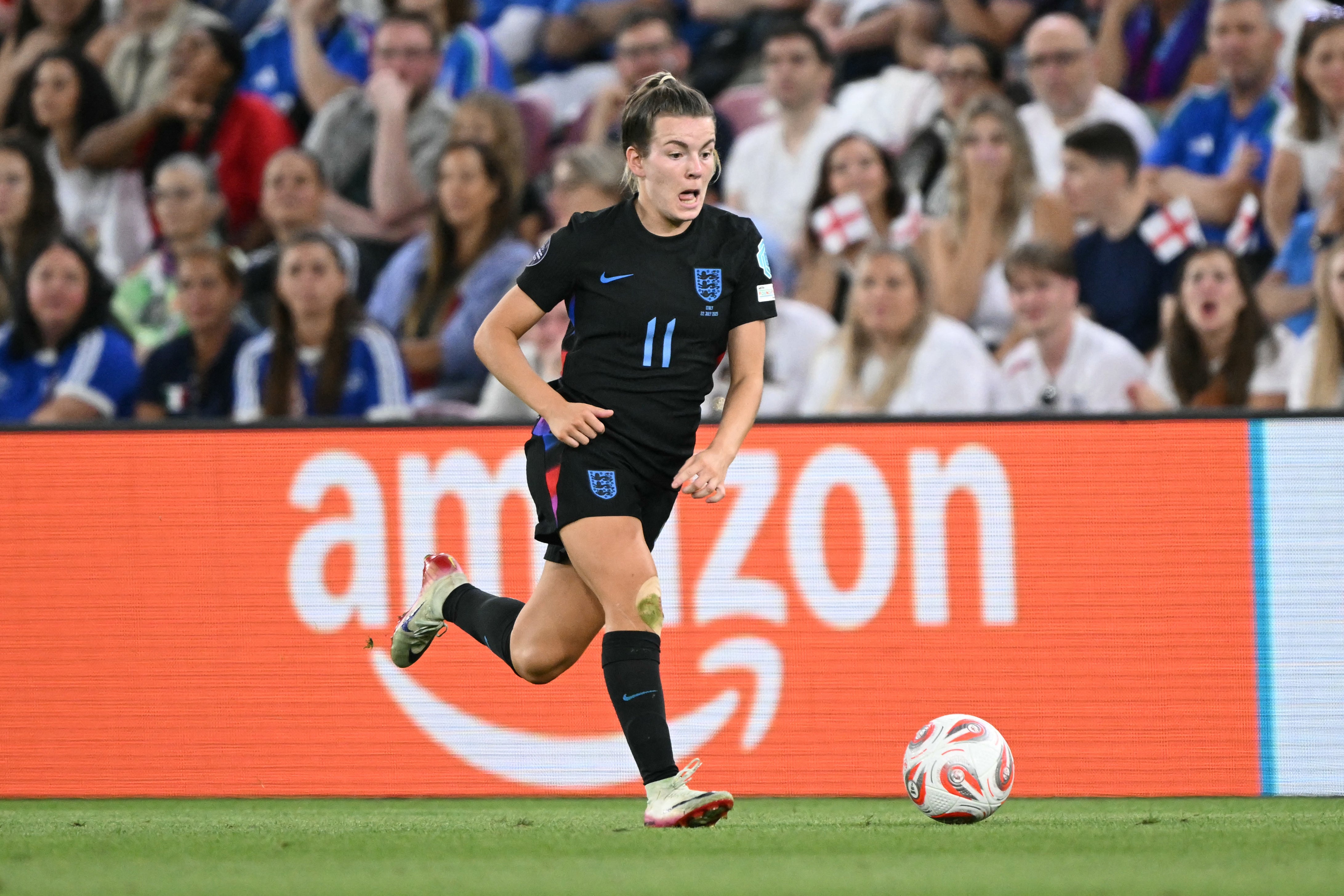 Lauren Hemp peppered the Italy box with crosses but her finishing had a lot to be desired