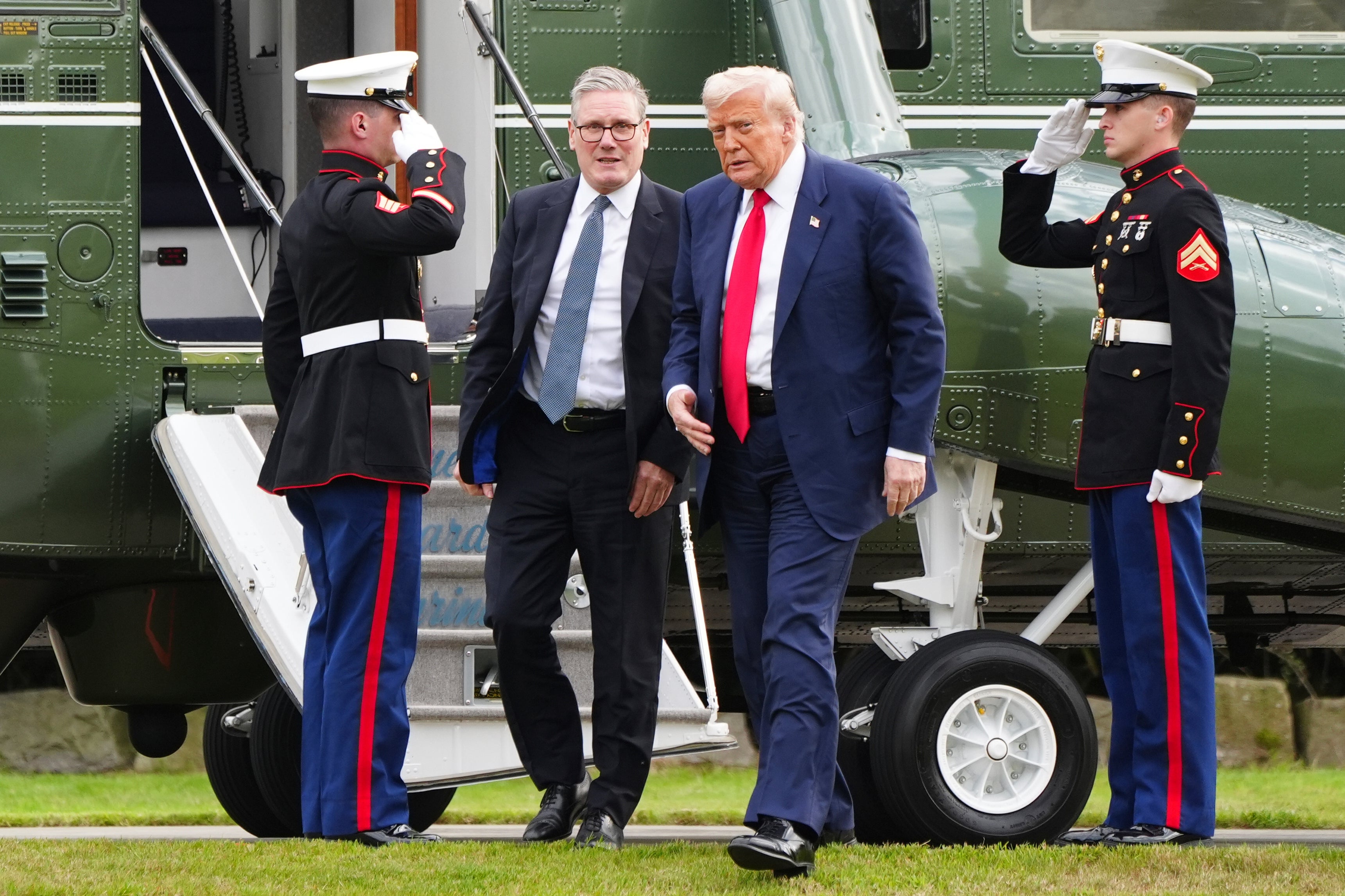 Trump has spent the last four days in Scotland, UK, to tour his golf courses and meet with UK Prime Minister Keir Starmer