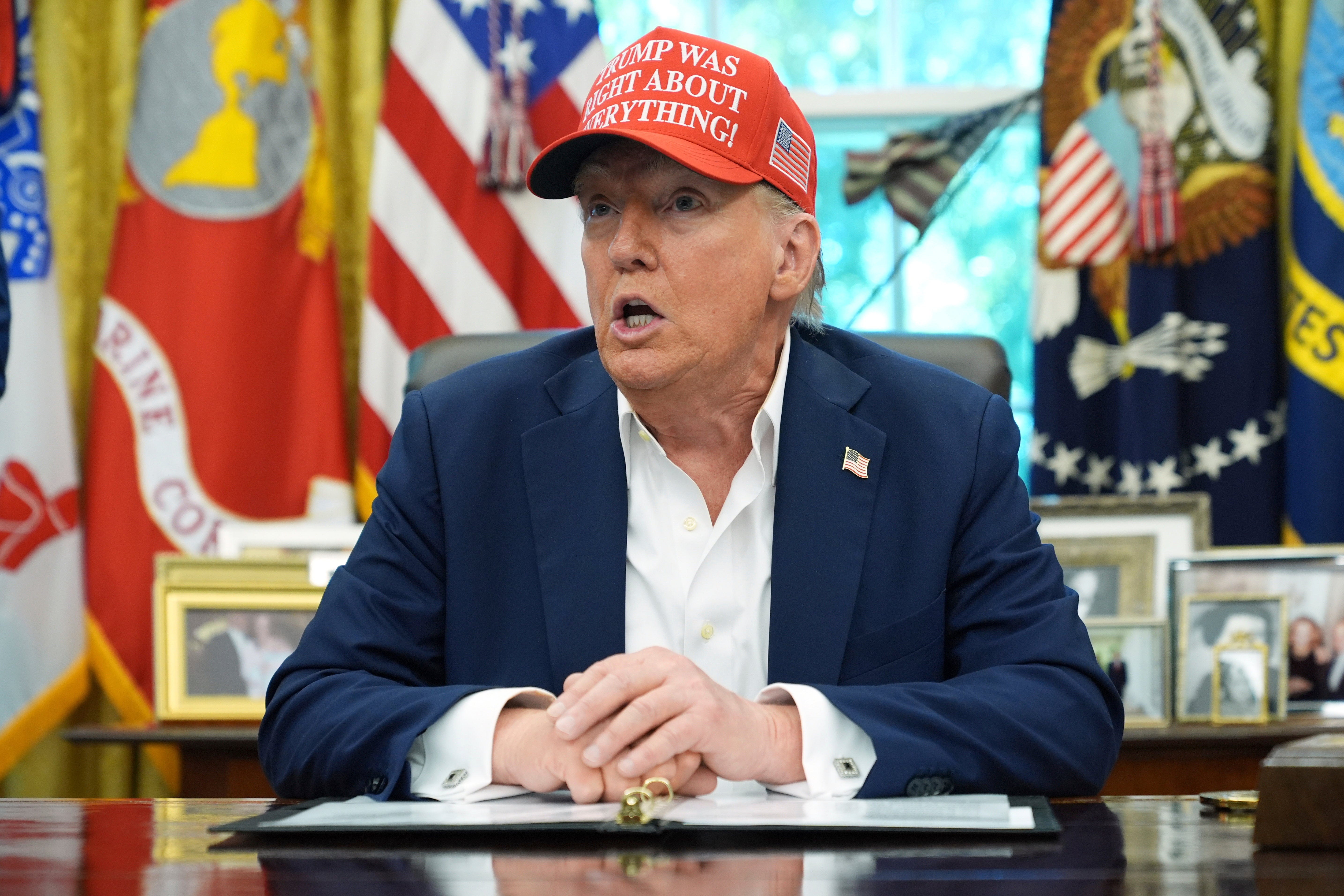 Trump made the remarks about Chicago as he discussed reaction to his deployment of National Guard troops and federal agents in the capital. The president has declared the operation a success, though the largest spike in D.C. arrests has been for immigration-related violations.