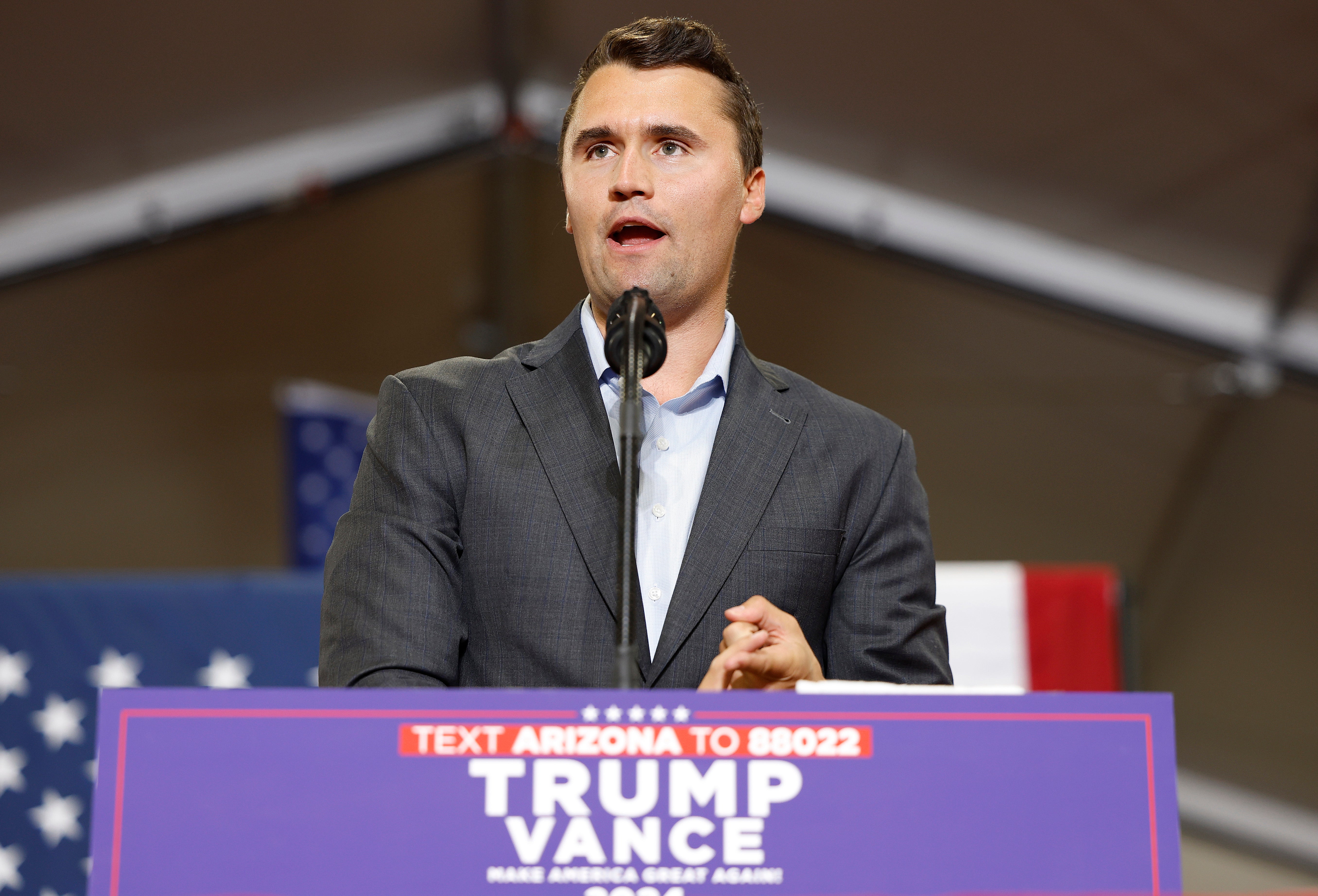 The pair had been discussing free speech in the US following a spate of job losses across the US due to comments regarding Charlie Kirk’s death