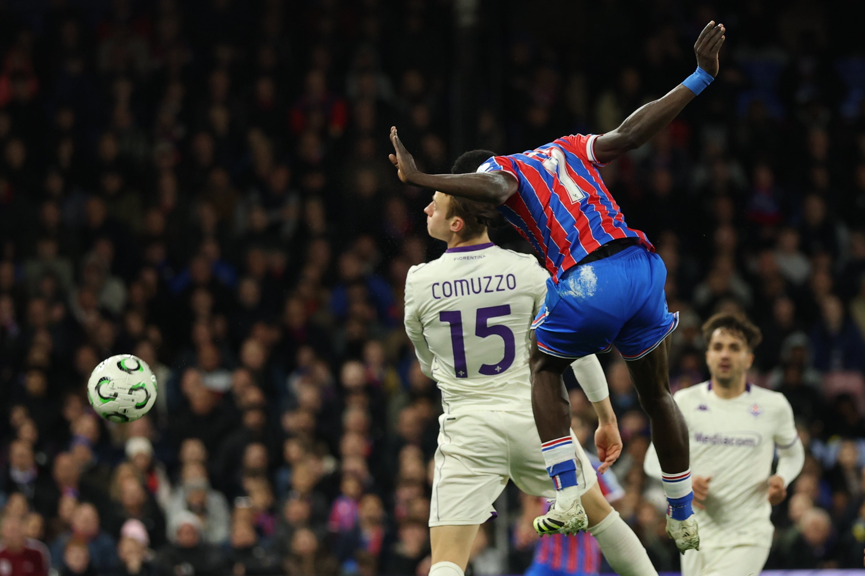 Ismaila Sarr netted Palace's third goal to give them a comfortable lead in the quarter-final tie