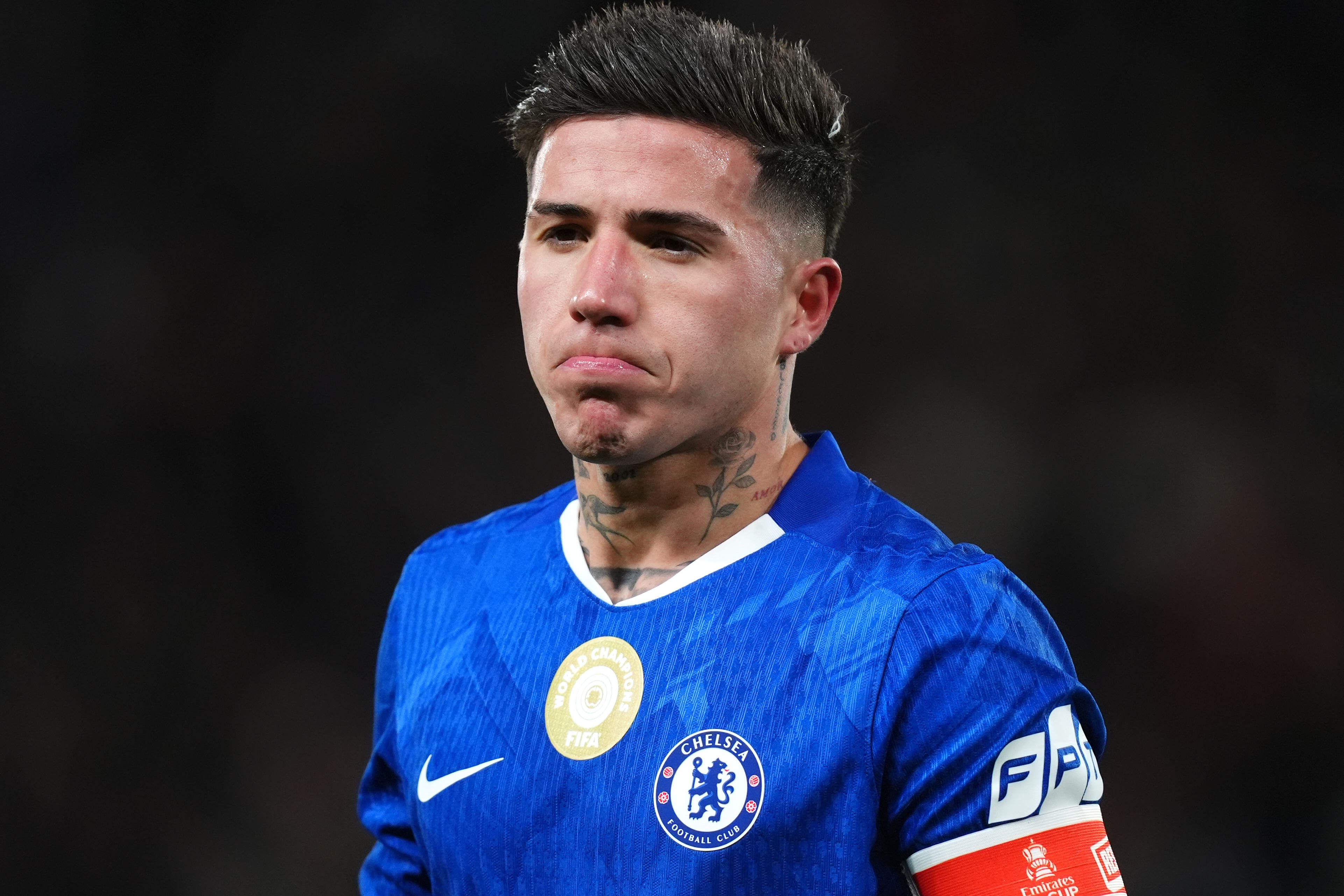 Enzo Fernandez will sit out Chelsea’s Premier League showdown with Manchester City (Mike Egerton/PA)