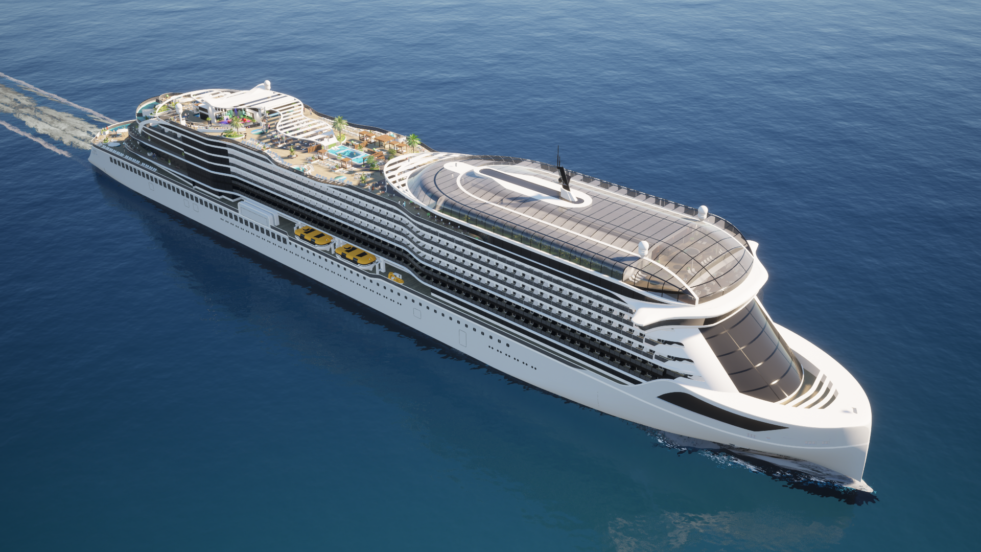 Designs for world&first battery&powered cruise ship revealed