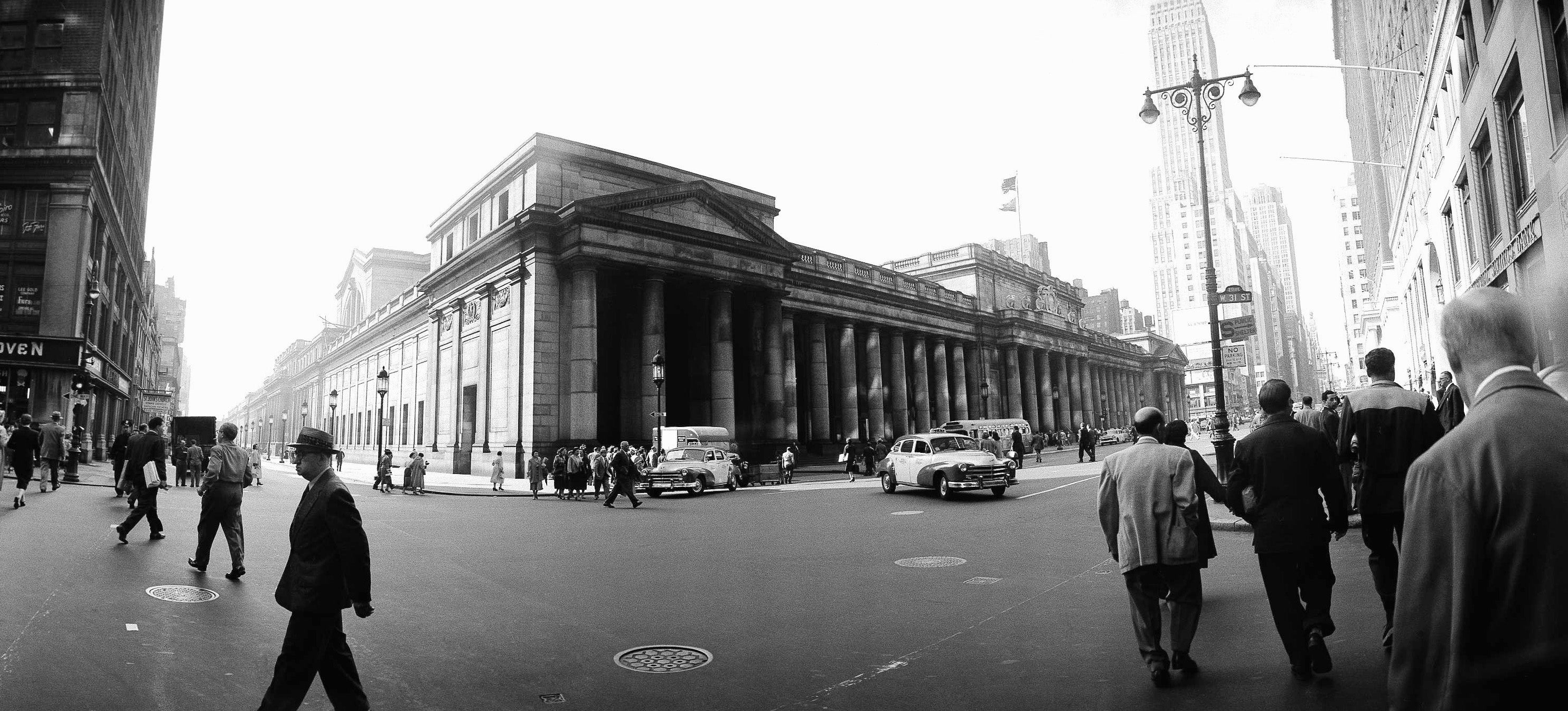 The old Penn Station in New York is shown in this June 3, 1955