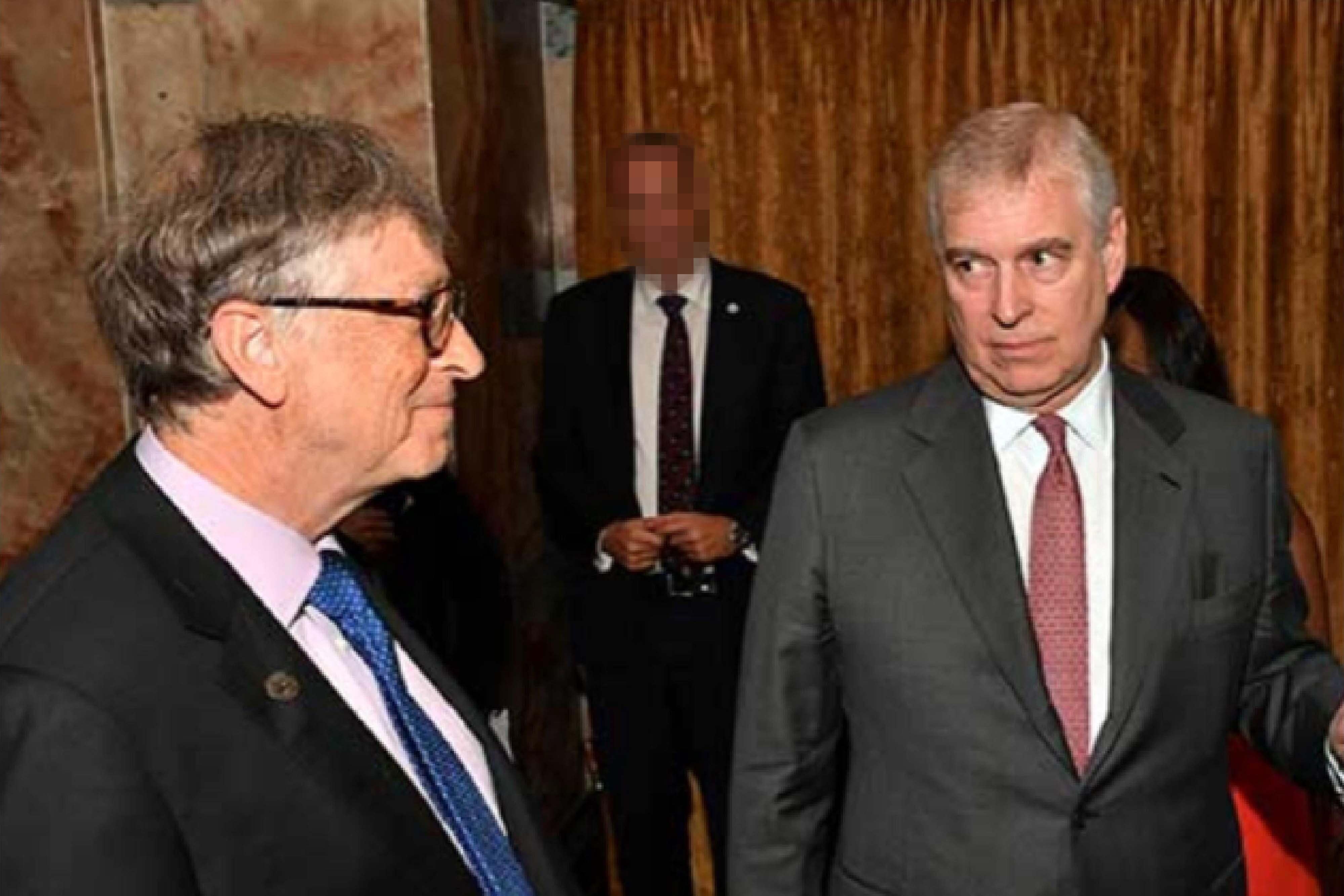 An image of Bill Gates with Andrew was in Epstein’s personal collection, according to documents