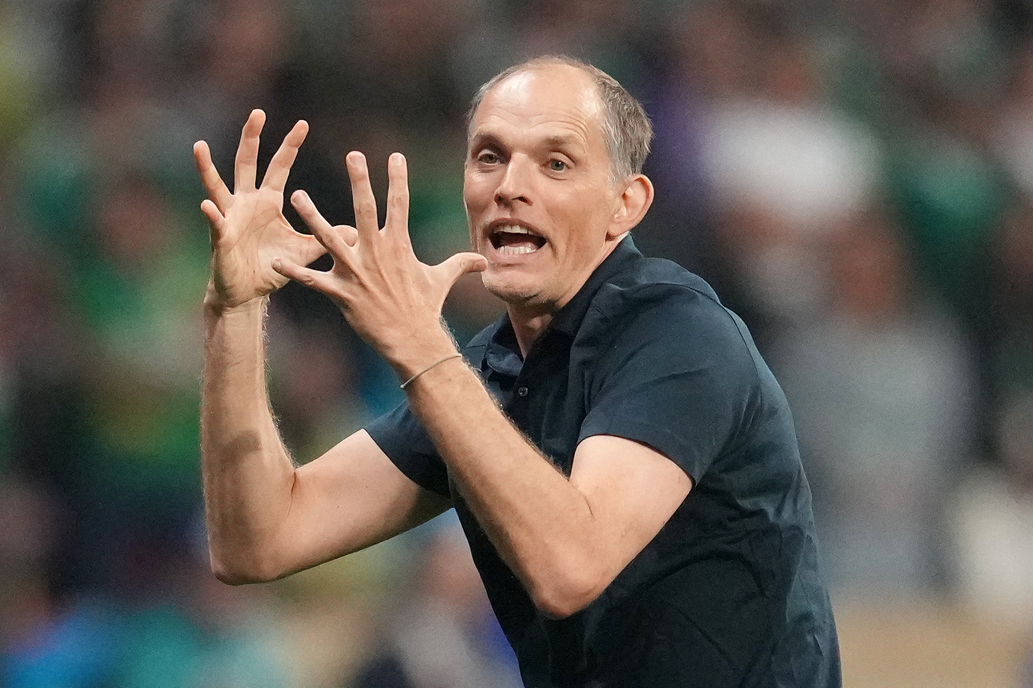England head coach Thomas Tuchel steered his team to victory (Nick Potts/PA)
