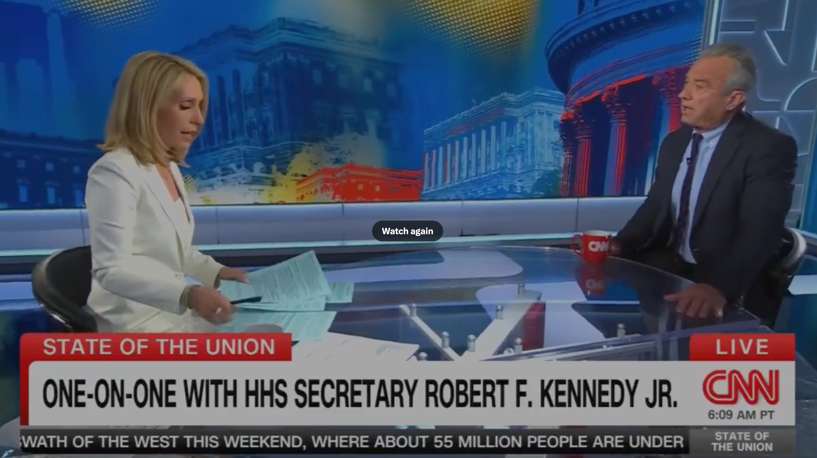 Dana Bash and RFK Jr. sparred over the media’s role in providing information and questioning experts during the pandemic