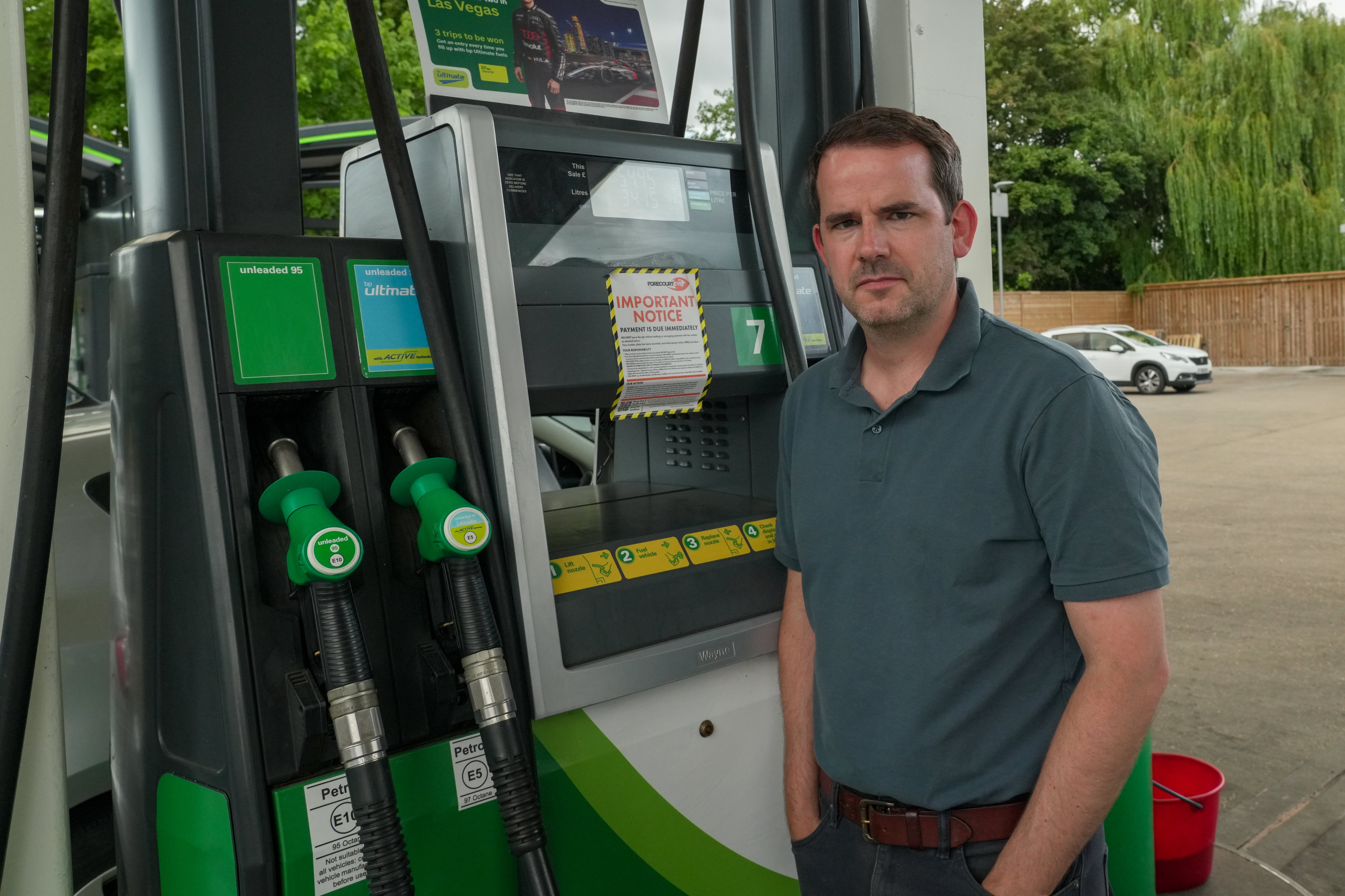 Ben Lawrence, a director at Lawrences Garages, at BP Scholing in Southampton, said fuel thefts were historically often carried out by people involved in other crimes, but rises in the cost of living mean this is no longer the case