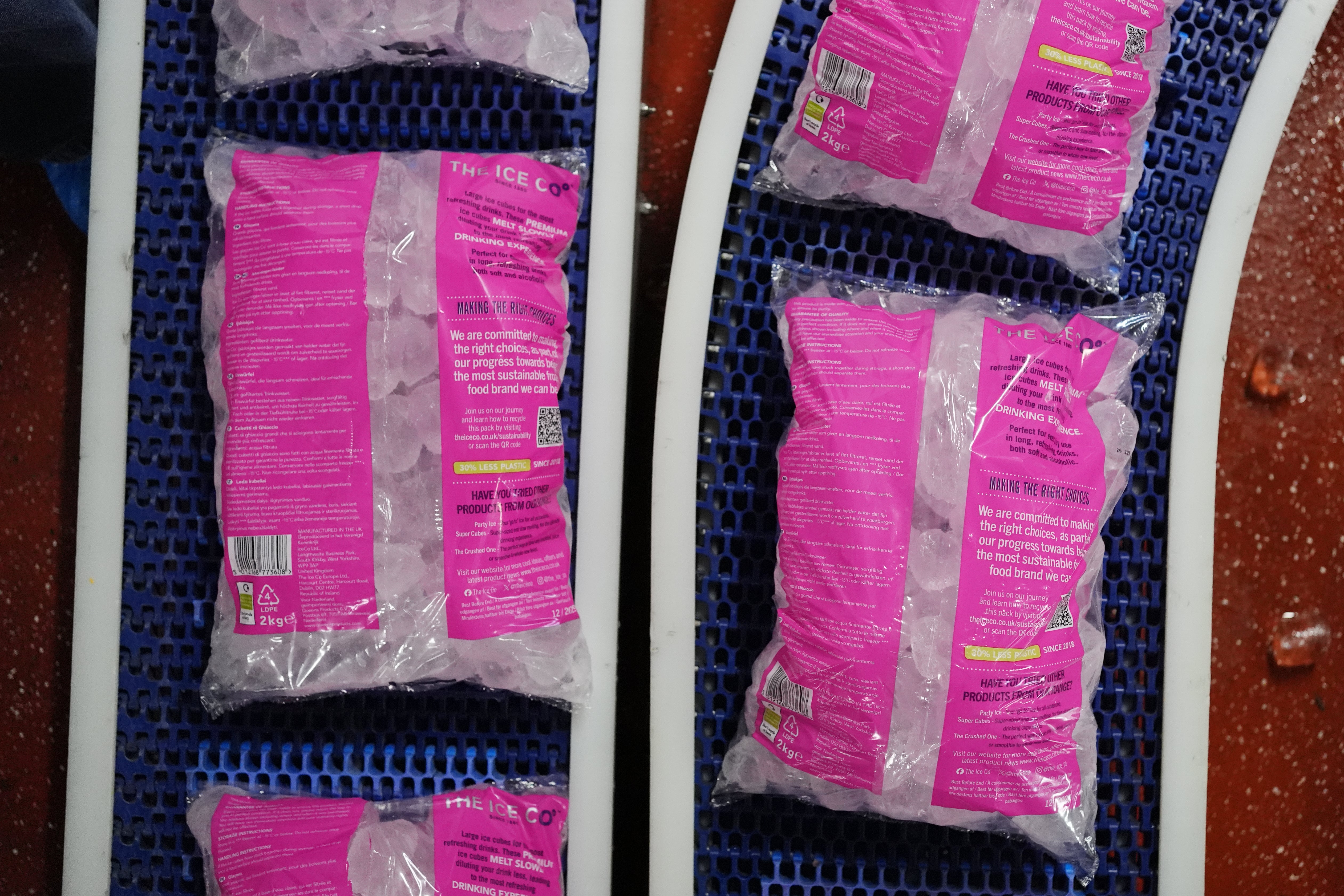 Sales director Nick Brennand explained that preparations start months ahead of the peak period, with the plant running at full capacity during snowy January to ensure a month’s reserve supply is stored in its frozen warehouse.