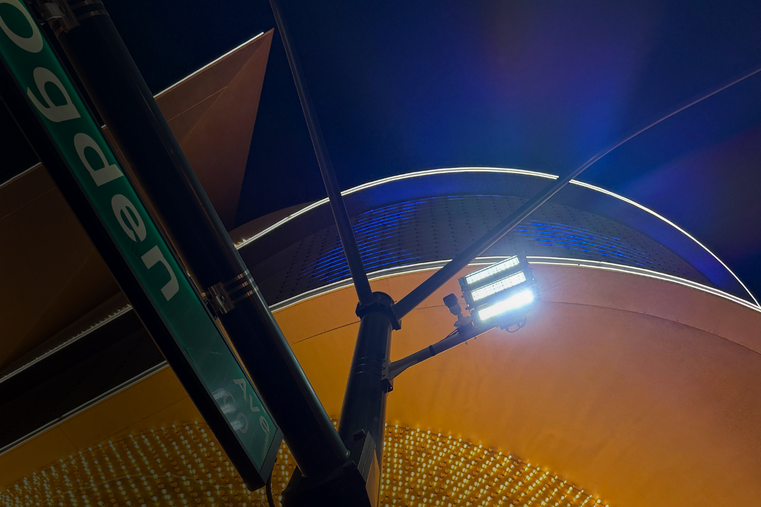 The lighting is designed to boost pedestrian visibility without glare or unnecessary light pollution, while providing standard lighting when no one is crossing