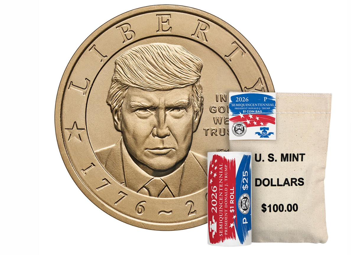 Rolls of 25 $1 coins are going for $61, and bags of 100 coins are $154.50