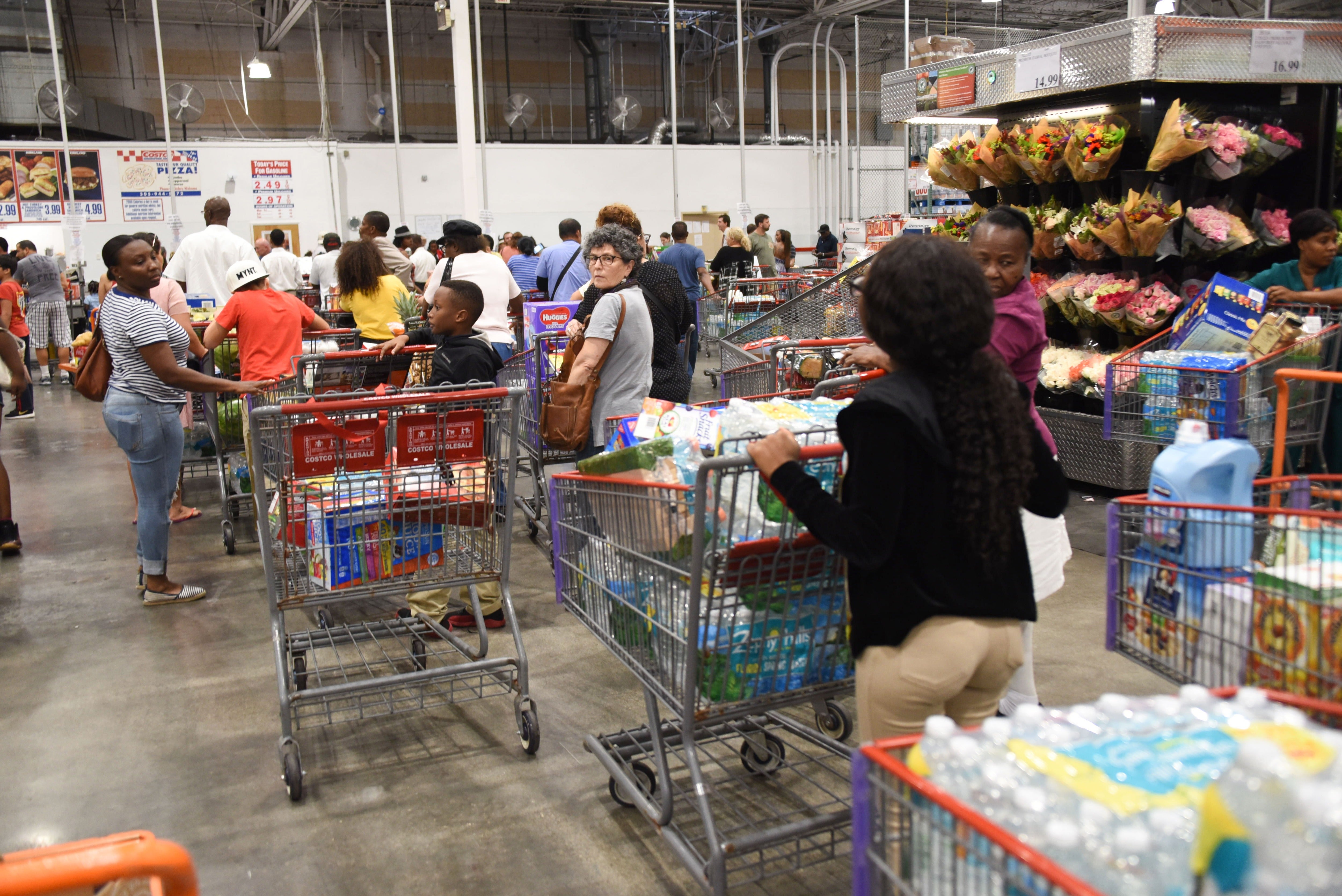 A Costco aisle proved perilous for one New York grandmother, who claims she needed a knee operation after slipping on broccoli while shopping