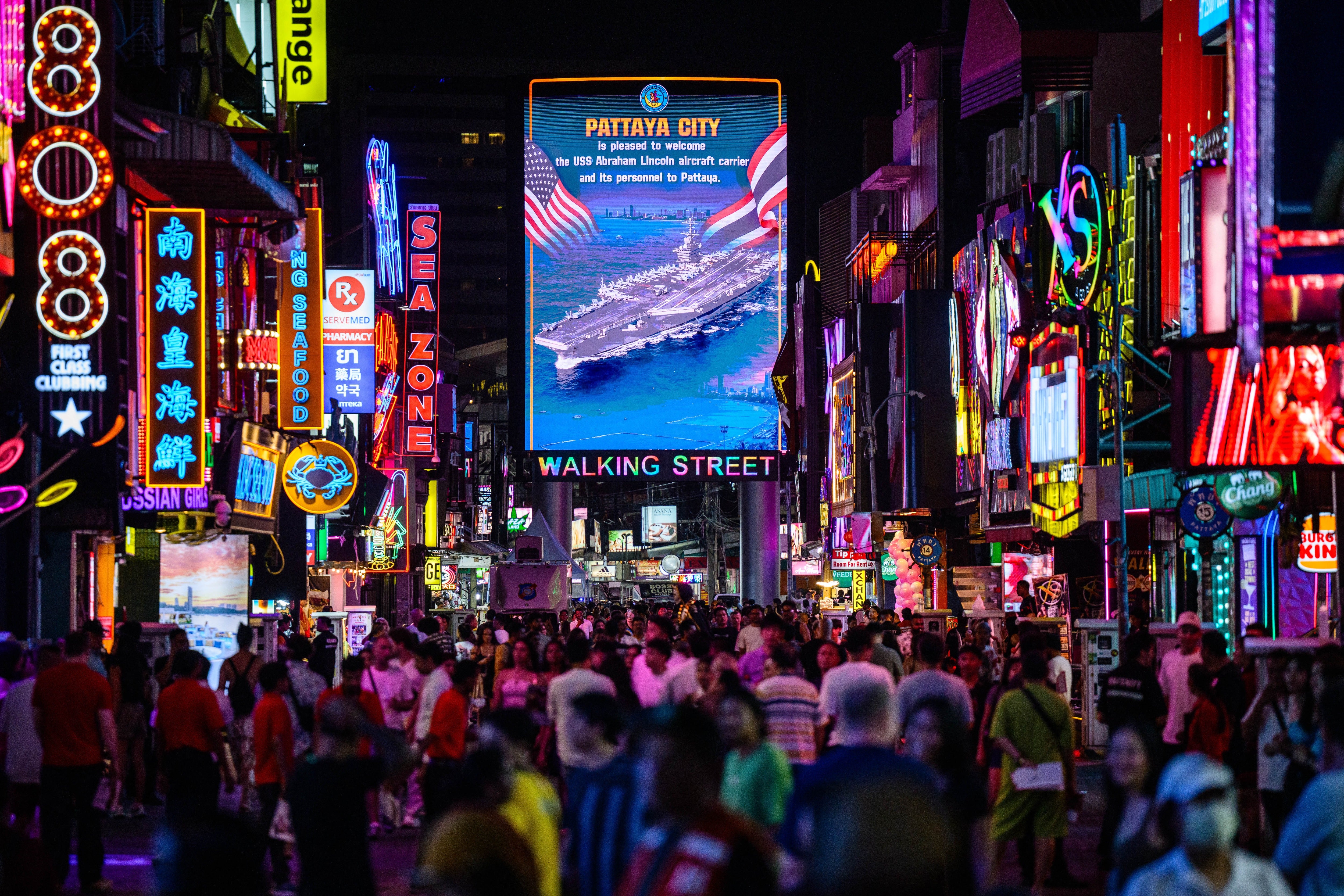 A trip to Pattaya will be a much-needed reprieve for sailors, where they can enjoy the seaside resort’s beaches and nightlife
