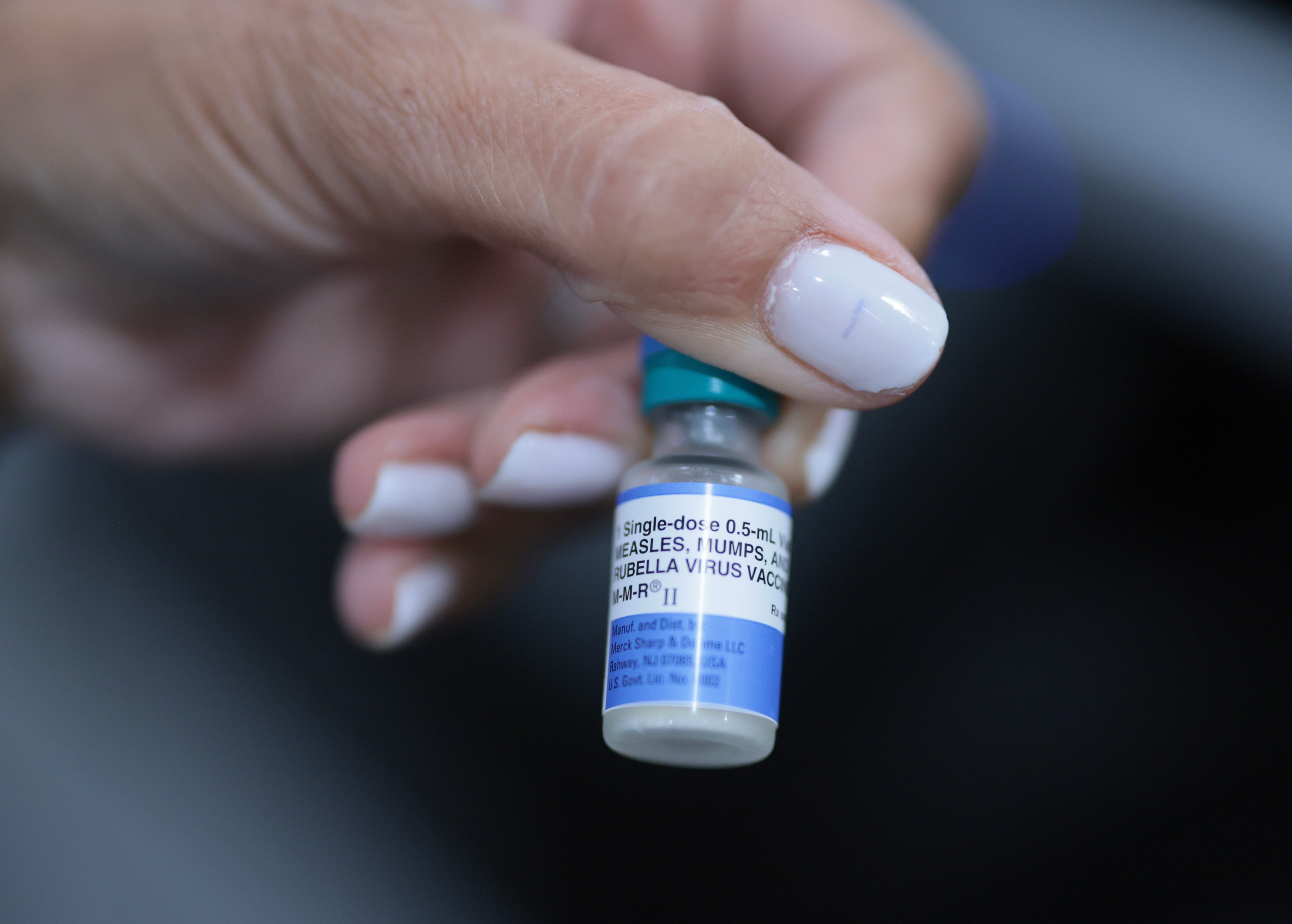 Measles cases can be prevented after a person receives two doses of the measles-mumps-rubella vaccine