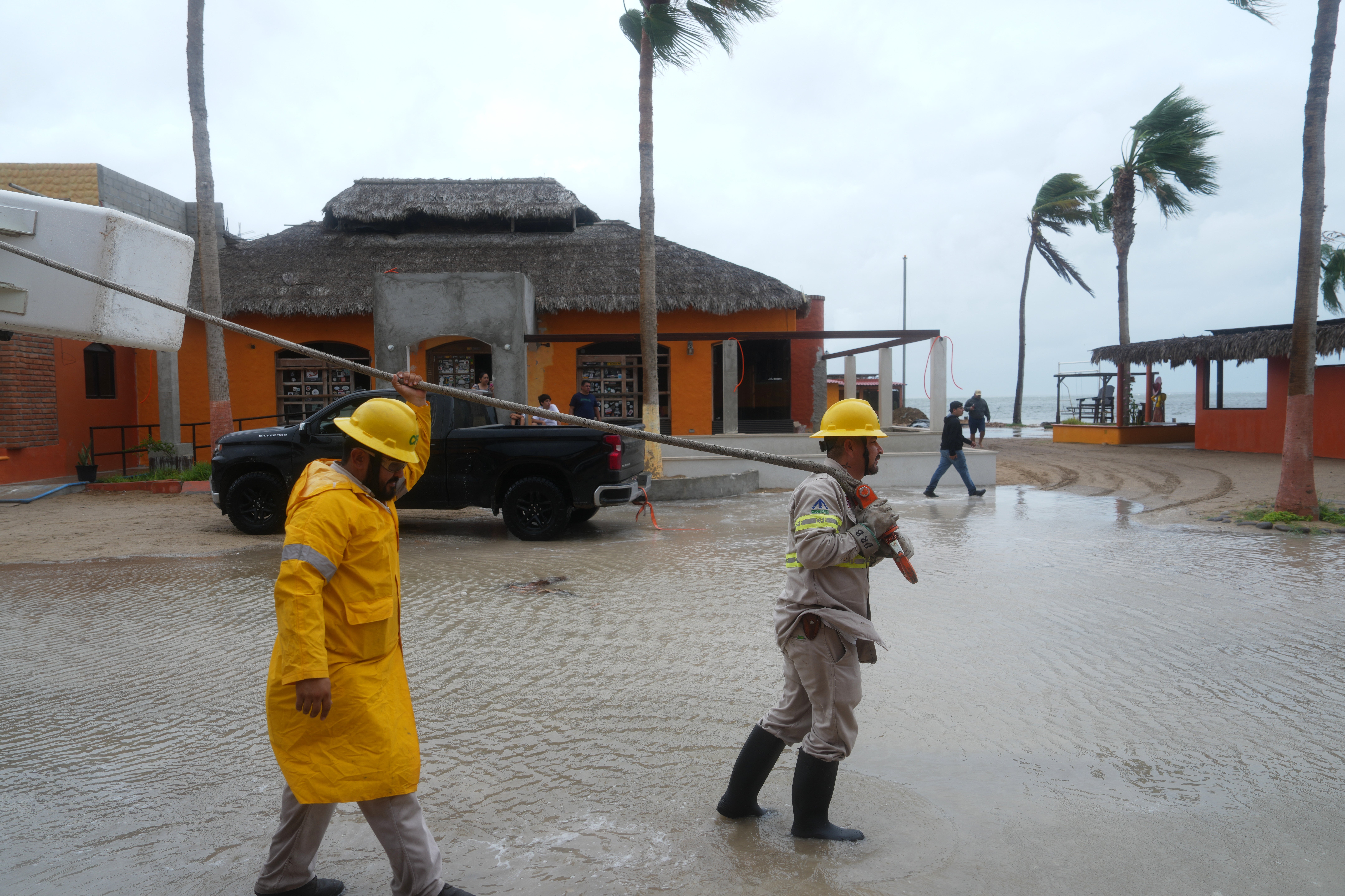 The Category 2 hurricane struck land just south of Las Barrancas, Mexico, about 80 miles (130 kilometers) north of Cabo San Lazaro and about 70 miles (115 kilometers) south of Mulege with maximum sustained winds of 110 mph (175 kph)