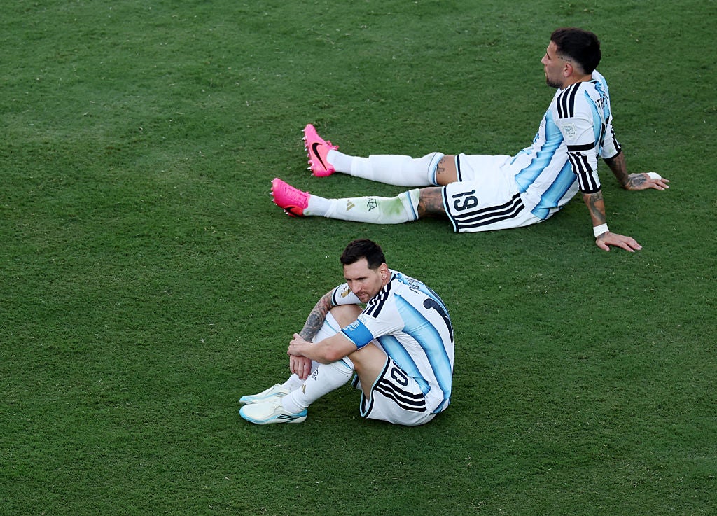 Messi was part of the shame that was Argentina's World Cup final loss in the summer