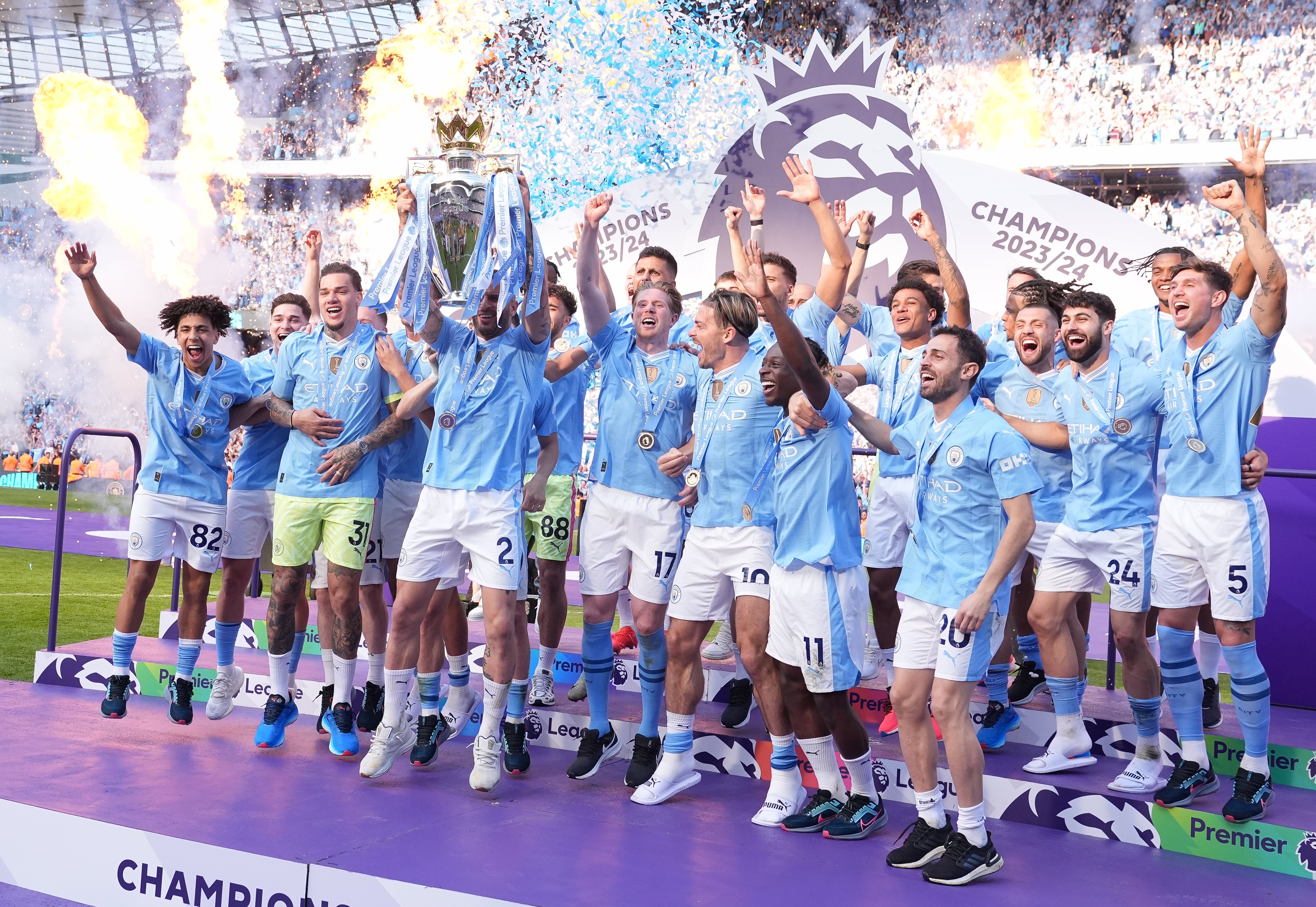 A number of Man City’s titles are coming under scrutiny