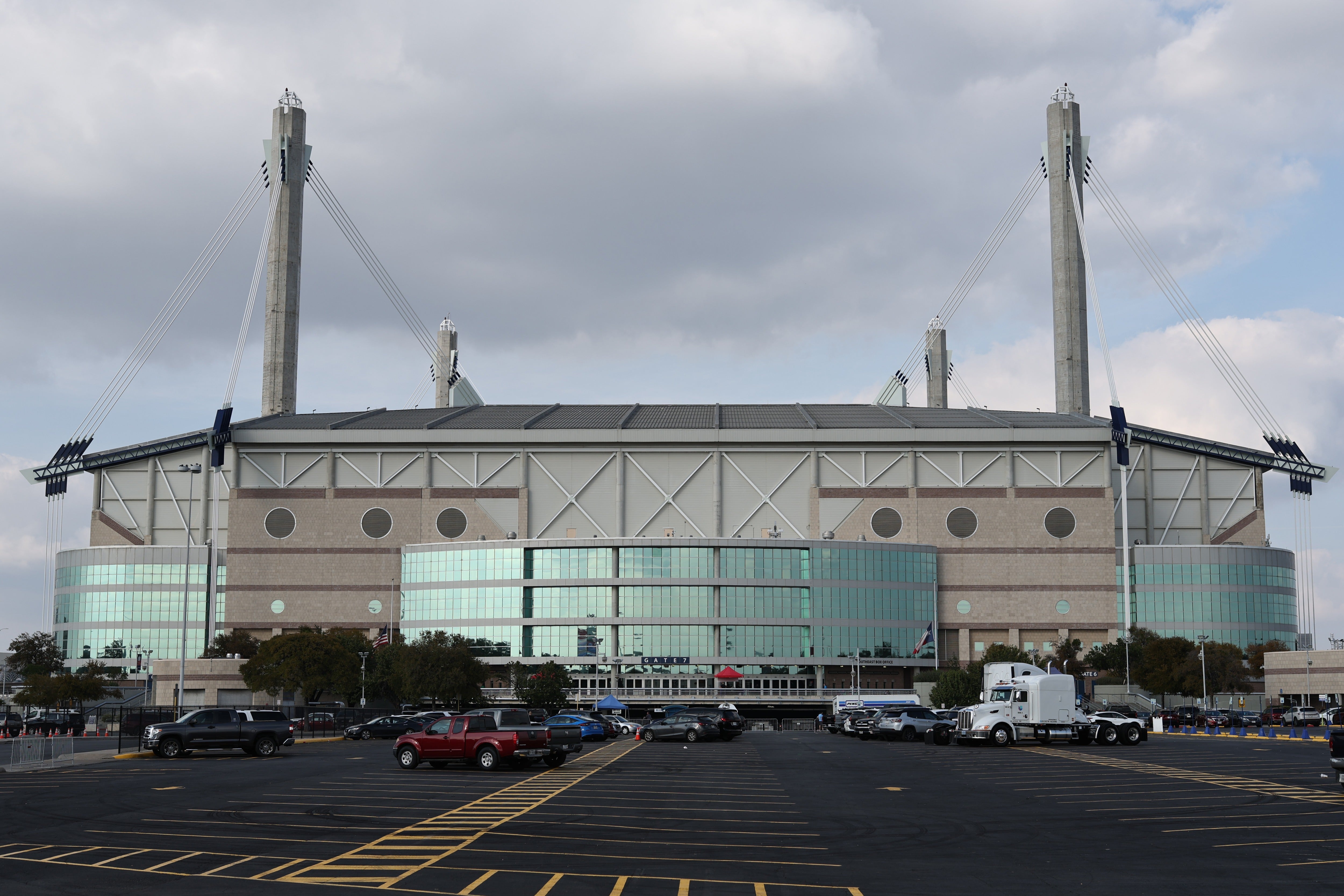 The game at the Alamodome stadium went ahead before it emerged the airman had died