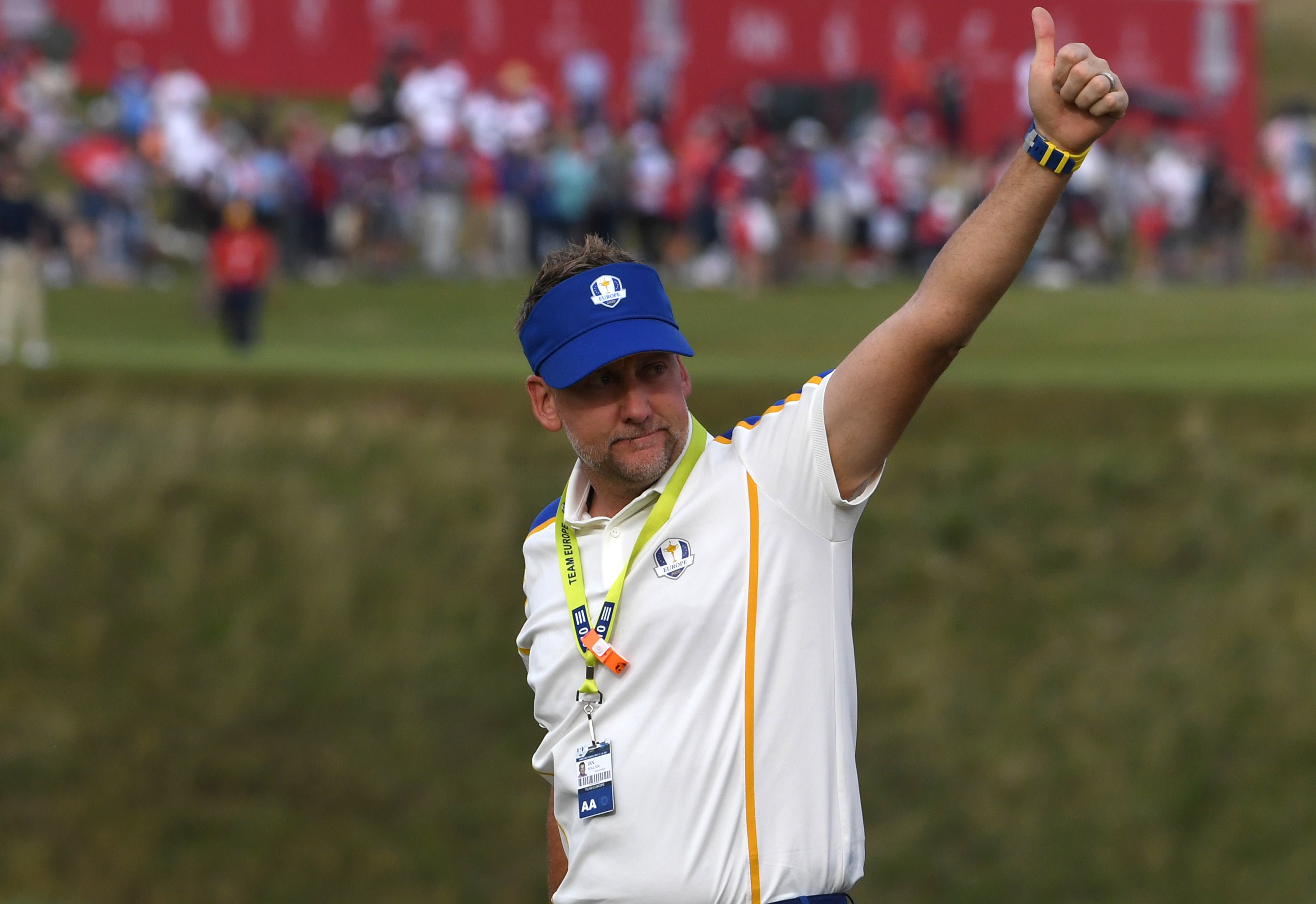 Ian Poulter pictured at the Ryder Cup in Whistling Straits in 2021 (Anthony Behar/PA Images).