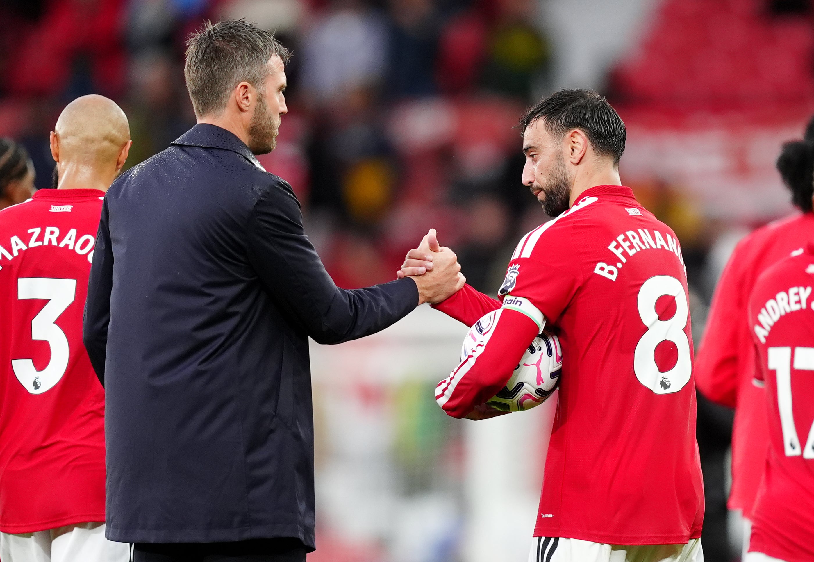 Carrick and Fernandes have held clear-the-air talks