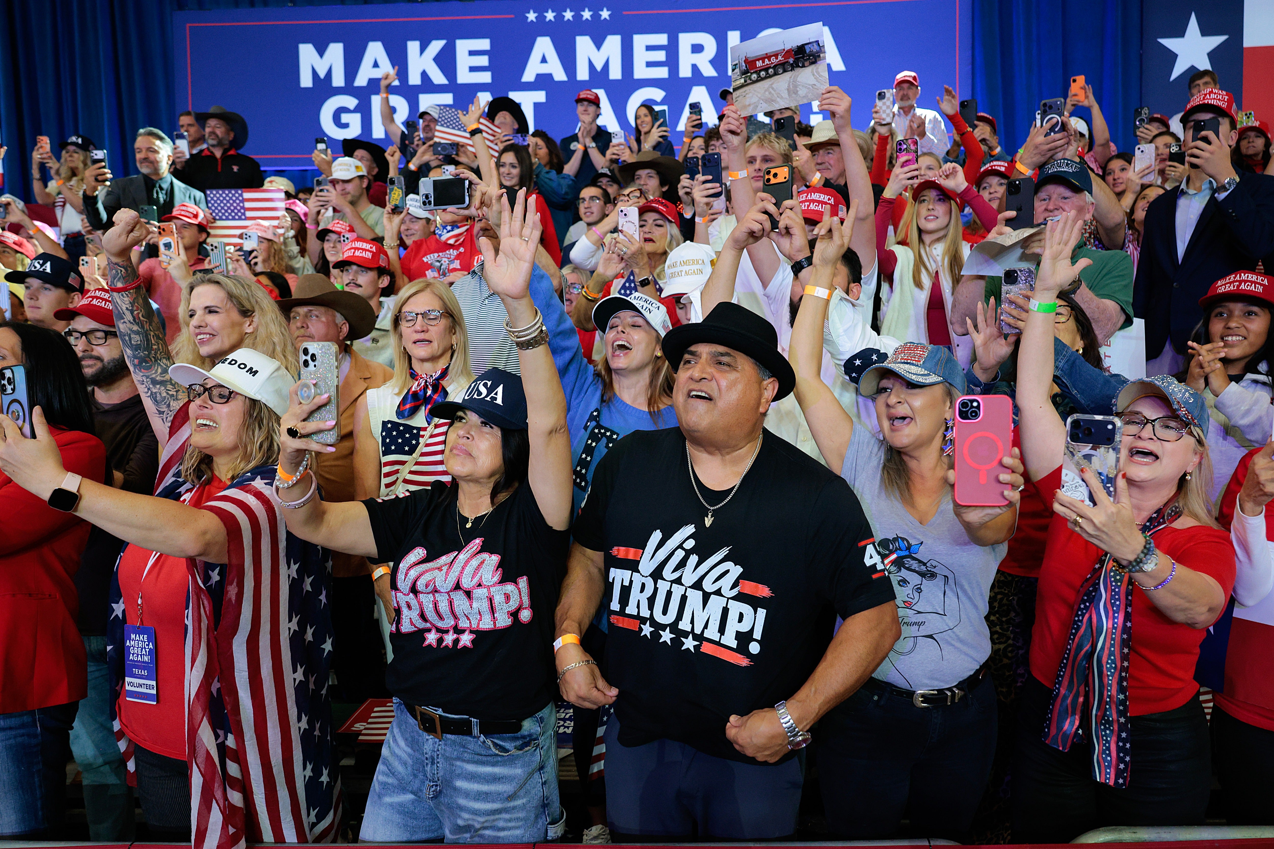 MAGA loyalists give Trump higher marks on immigration than any other major issue