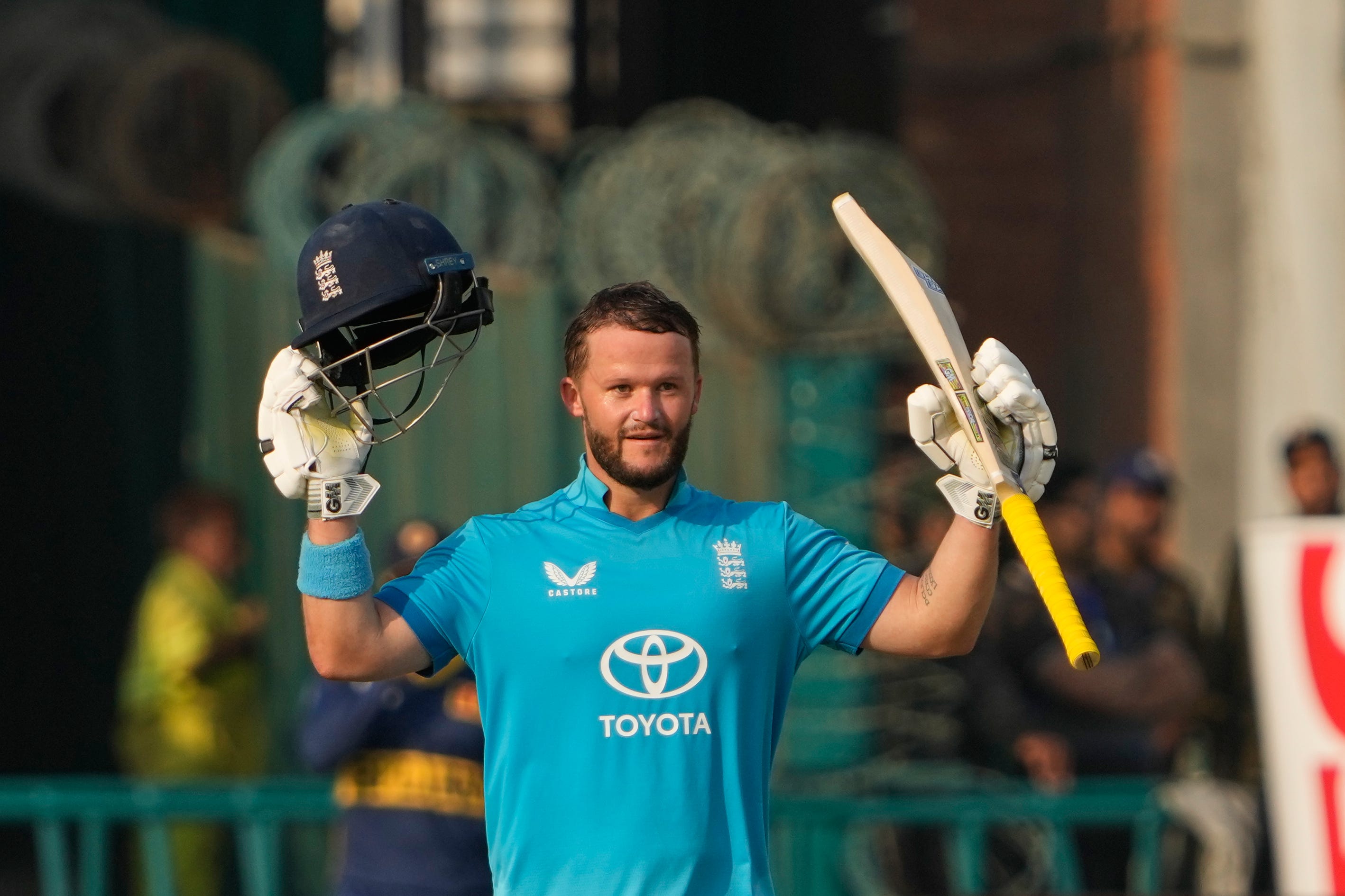 Ben Duckett hit another century in Lahore (K.M. Chaudary/AP)