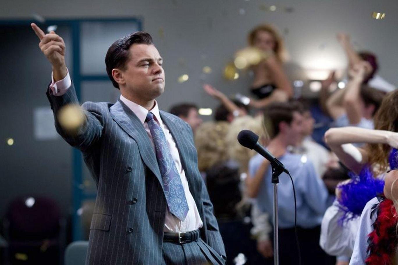 Million dollar man: Leonardo DiCaprio stars in 'The Wolf of Wall St'