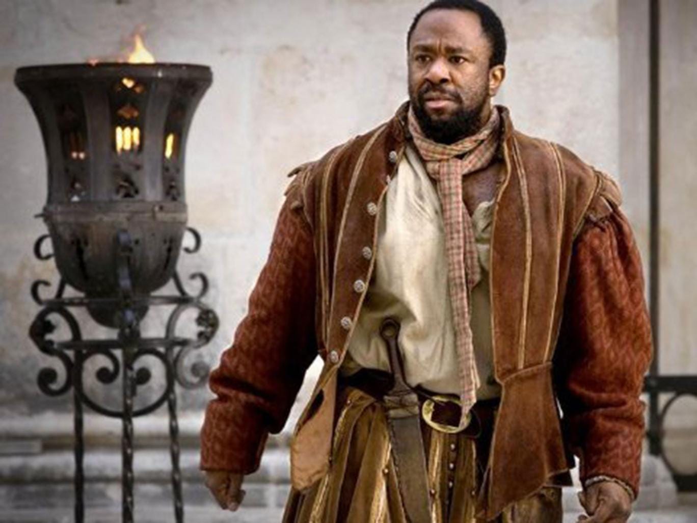 Lucian Msamati, here playing Guido in Doctor Who episode &#039;The Vampires of Venice&#039;, will be the Royal Shakespeare Company&#039;s first black Iago