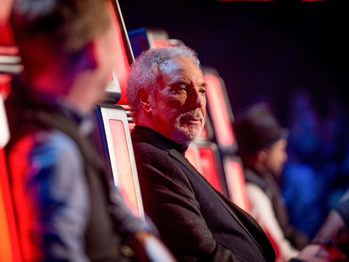 Tom Jones is a judge on The Voice