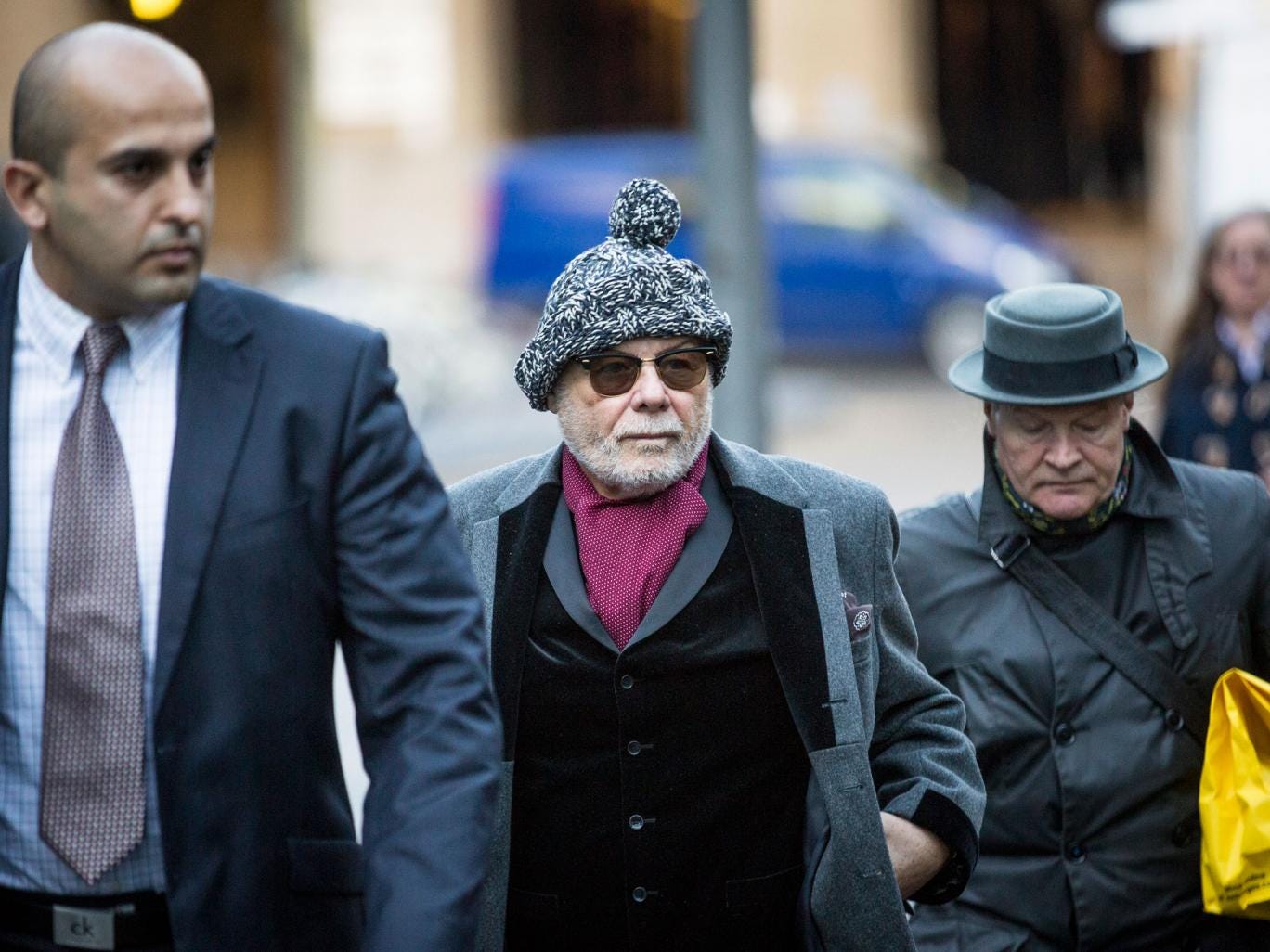 Gary Glitter, arrives at Southwark Crown Court in London, 2015 