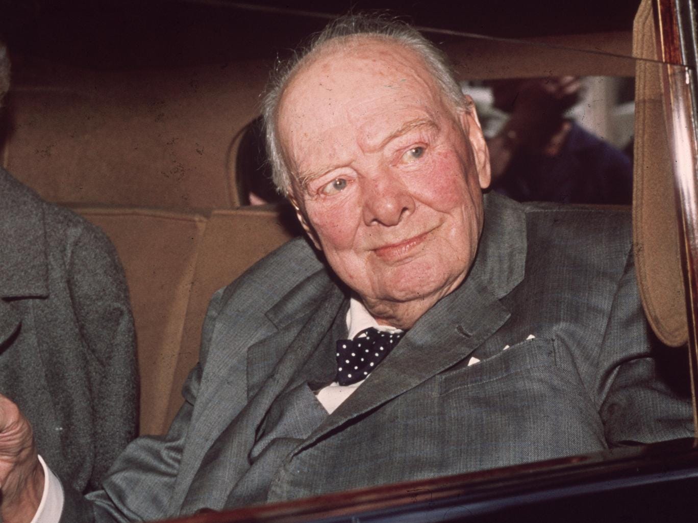 Sir Winston Churchill pictured in 1964, the year before his death