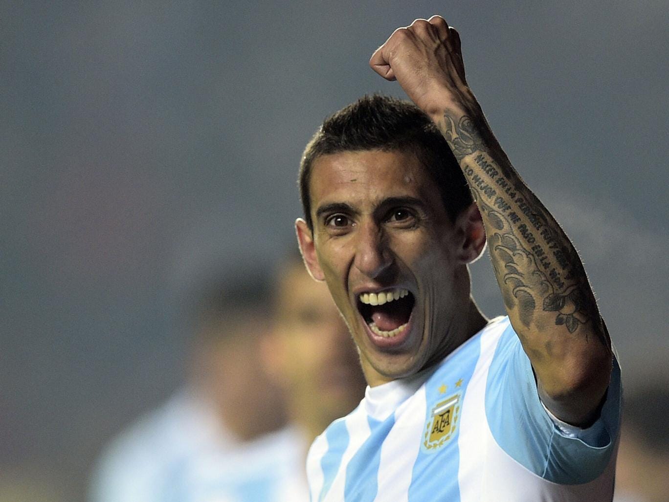 Copa America 2015 Angel Di Maria Double Helps Fire Six Goal Argentina Into Final