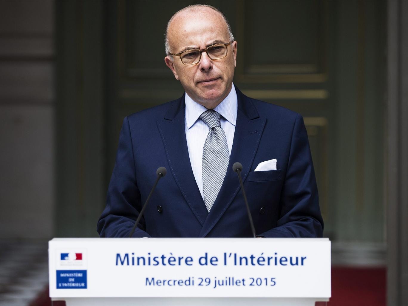 French Interior Minister Bernard Cazeneuve, speaking in Paris on Wednesday