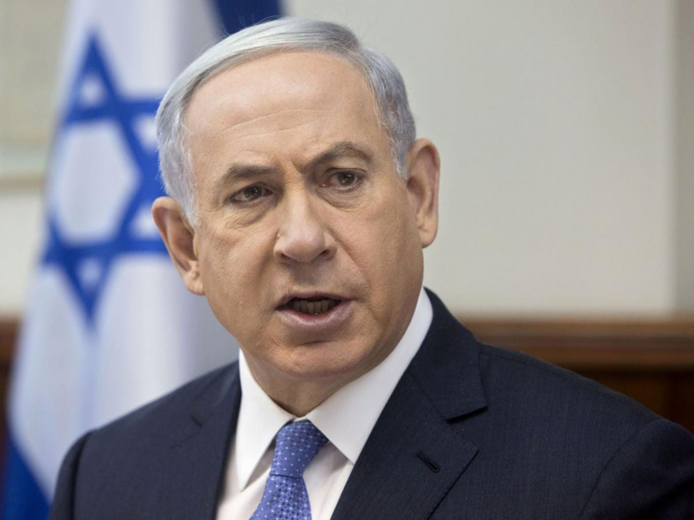 Benjamin Netanyahu has called an emergency meeting for Tuesday evening (AP)