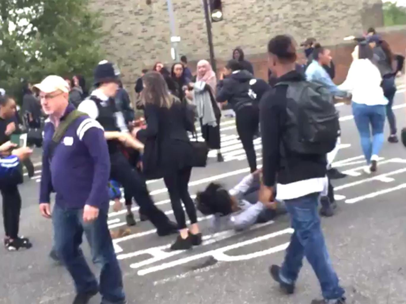 A fight in Walthamstow