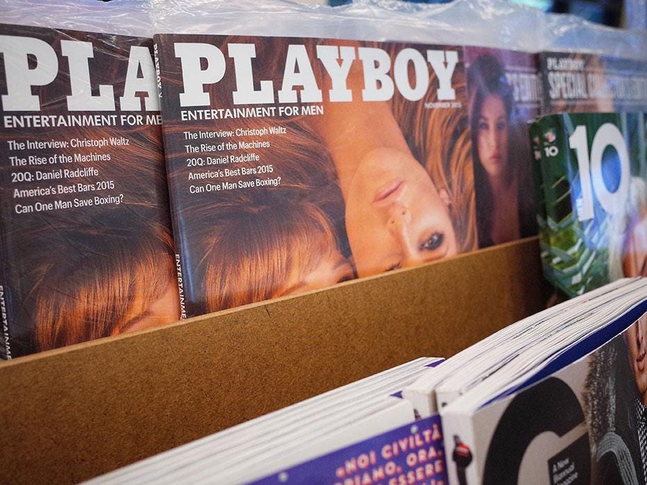The November 2015 issue of Playboy