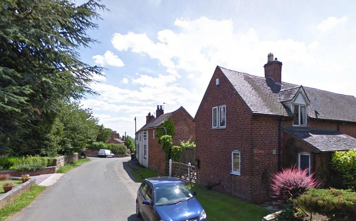 Shirley, the village in Derbyshire near to where the crime occurred