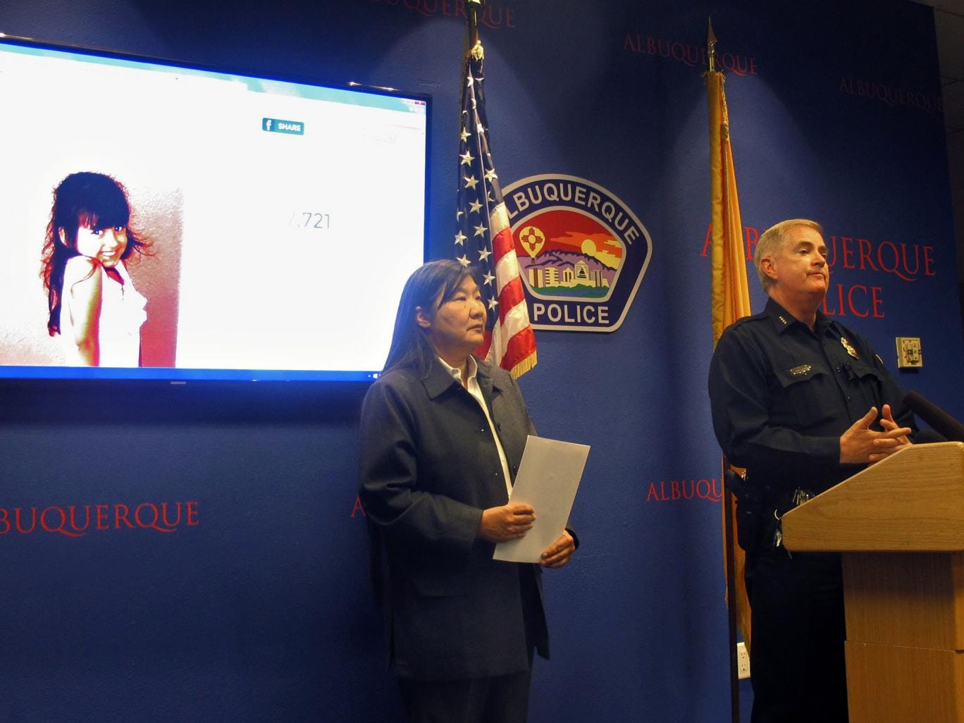 The FBI and Albuquerque Police Department addressed the media on Wednesday