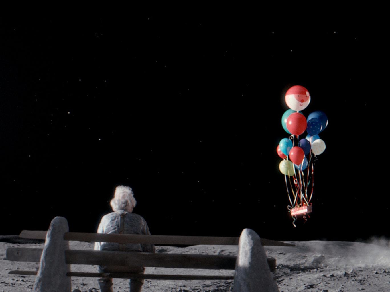 John Lewis' festive advert features a girl, Lily, who connects by telescope with an old man alone on the Moon