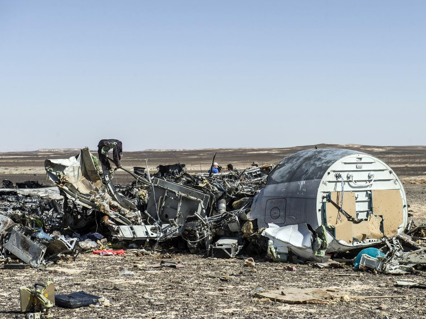 224 people died when their Metrojet charter flight from Sharm el Sheikh in Egypt to St Petersburg in Russia crashed