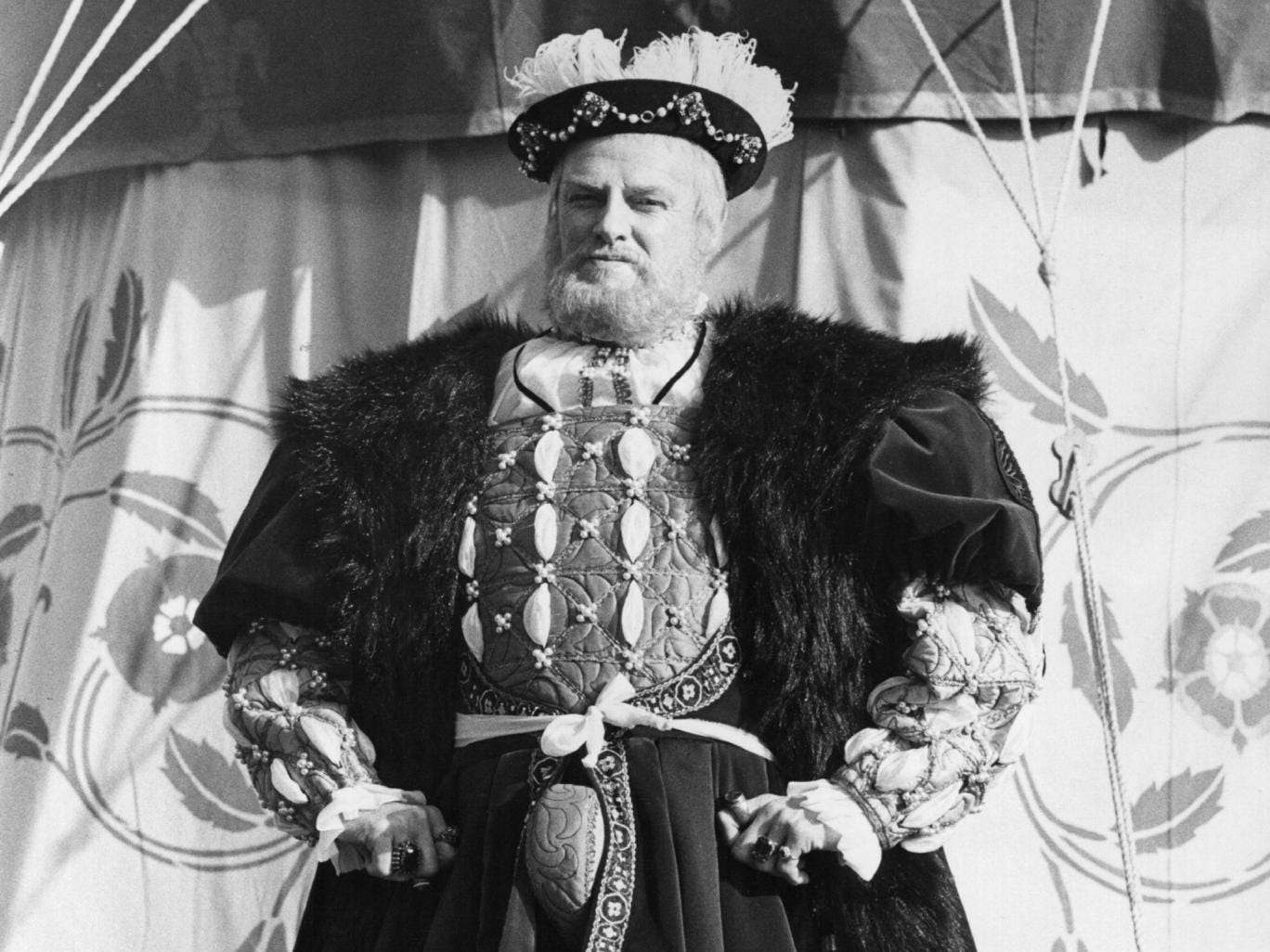 Michell as Henry: he wanted to play him, he said, as ‘the first civilised king of England’