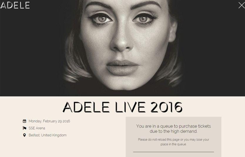Adele tour tickets: Fans queue online 'only to have their card details
